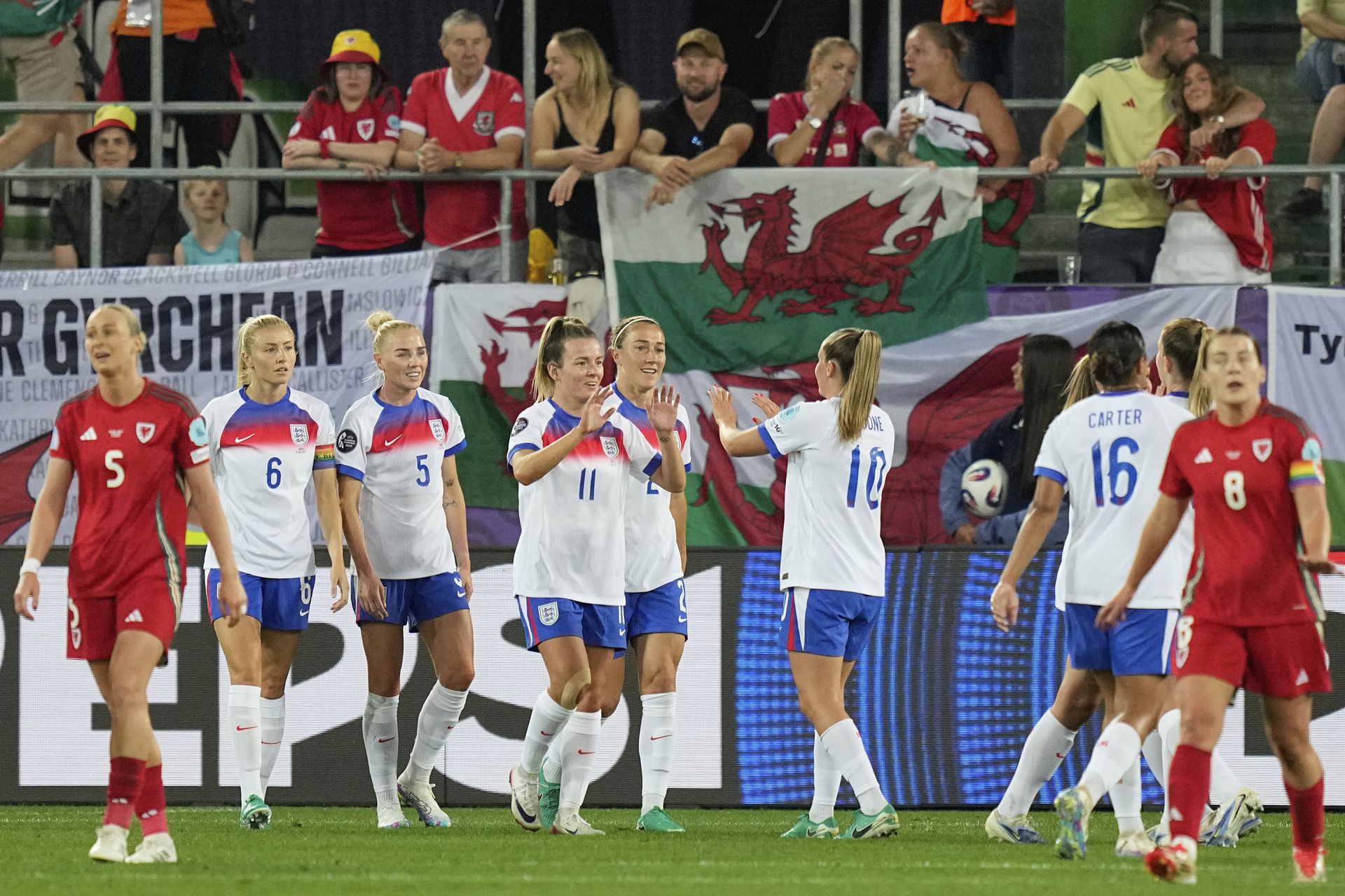Futbal Anglicko - Wales ženy, zdroj: SITA/AP