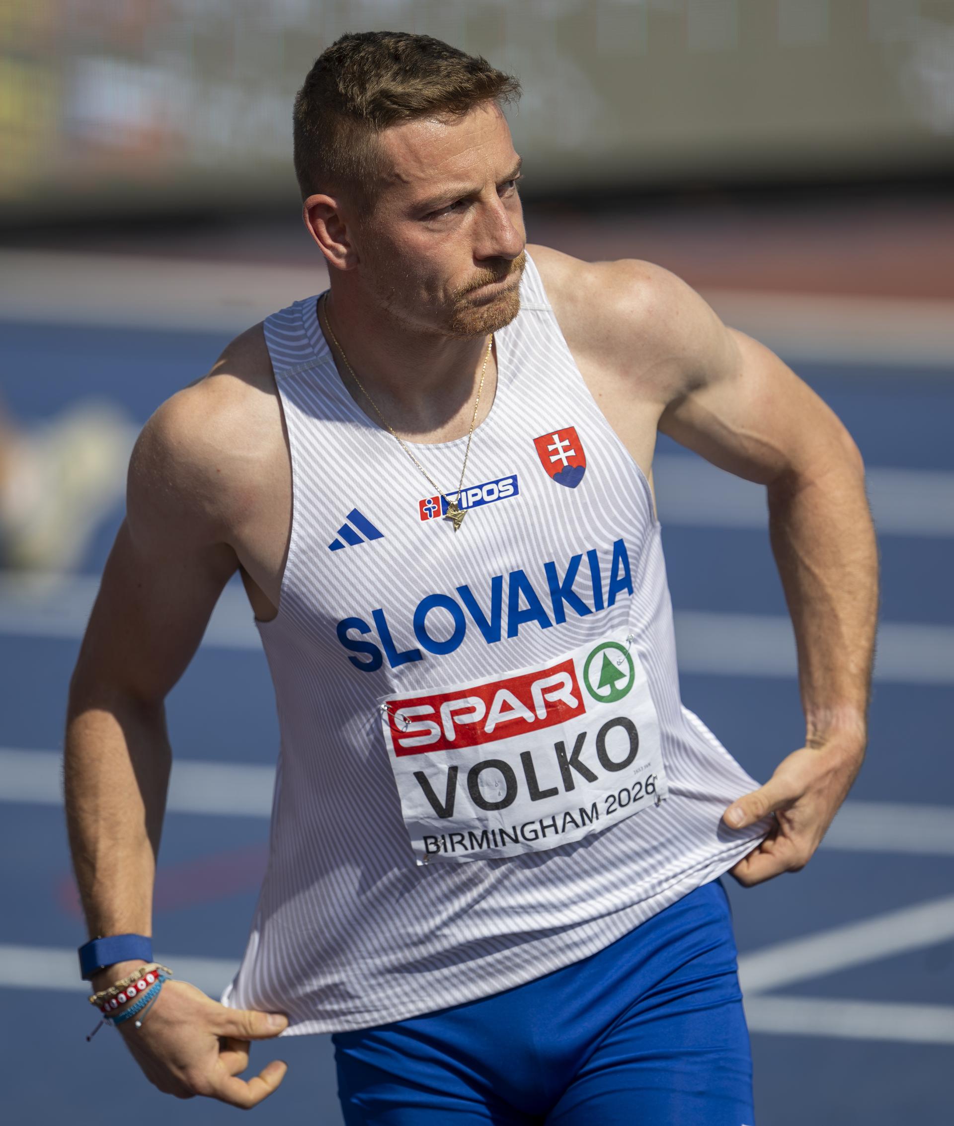 Ján Volko na majstrovstvách Európy v atletike 2026.
Zdroj: TASR