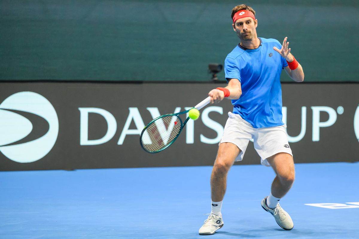ONLINE Arthur Rinderknech - Norbert Gombos / Davis Cup
