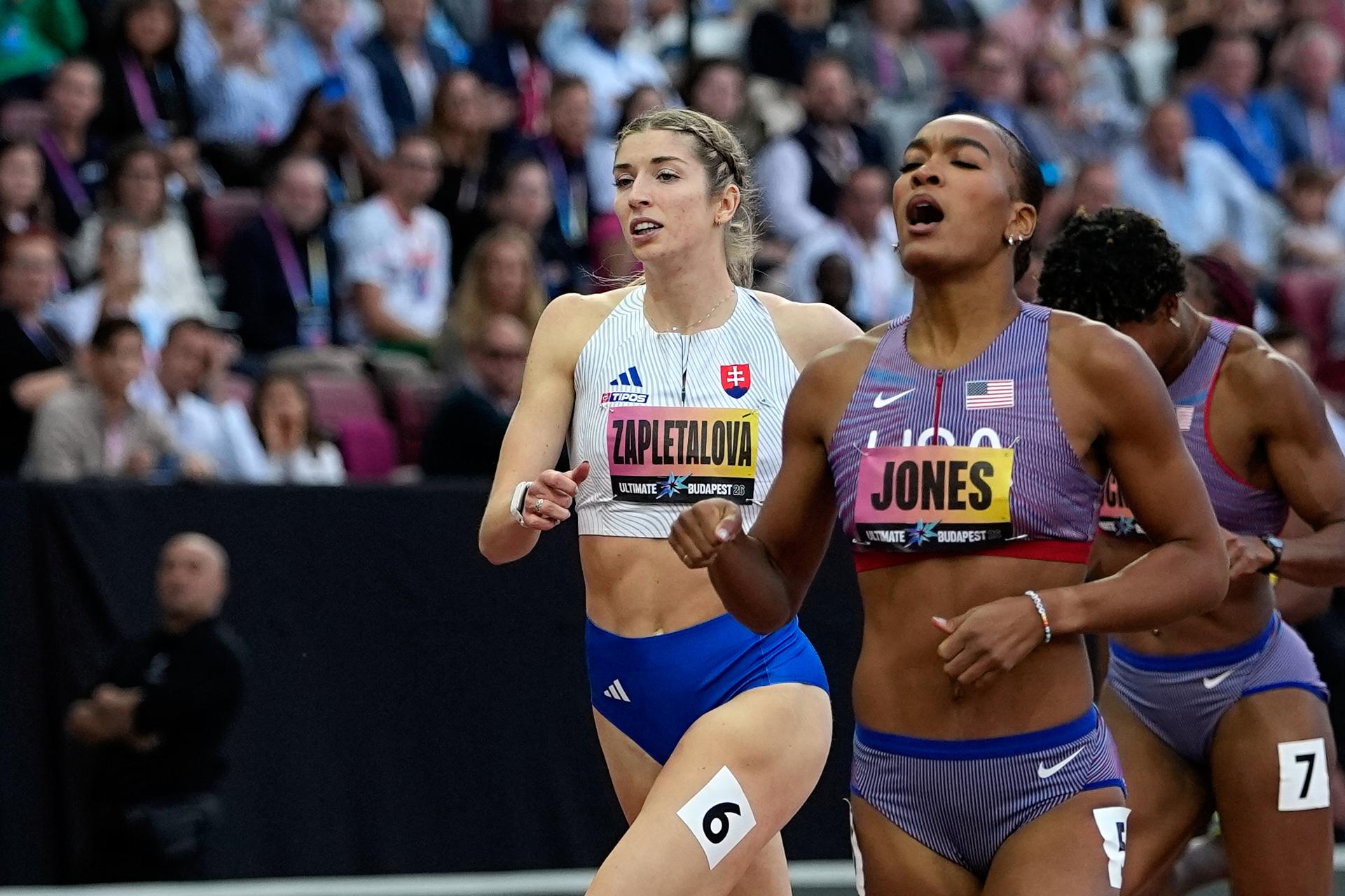 Emma Zapletalová - finále v Budapešti. Zdroj: SITA/AP