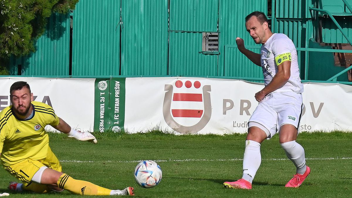 Kapitán prešovského Tatrana Jozef Dolný Na Komárno sa absolútne