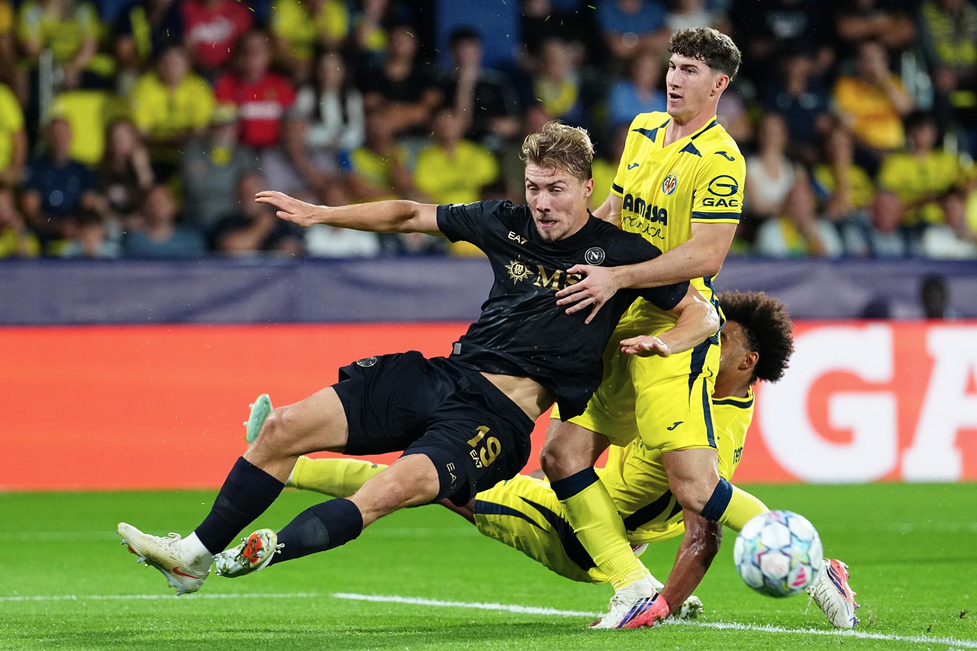 Villarreal CF - SSC Neapol (Liga majstrov). Zdroj: SITA/AP