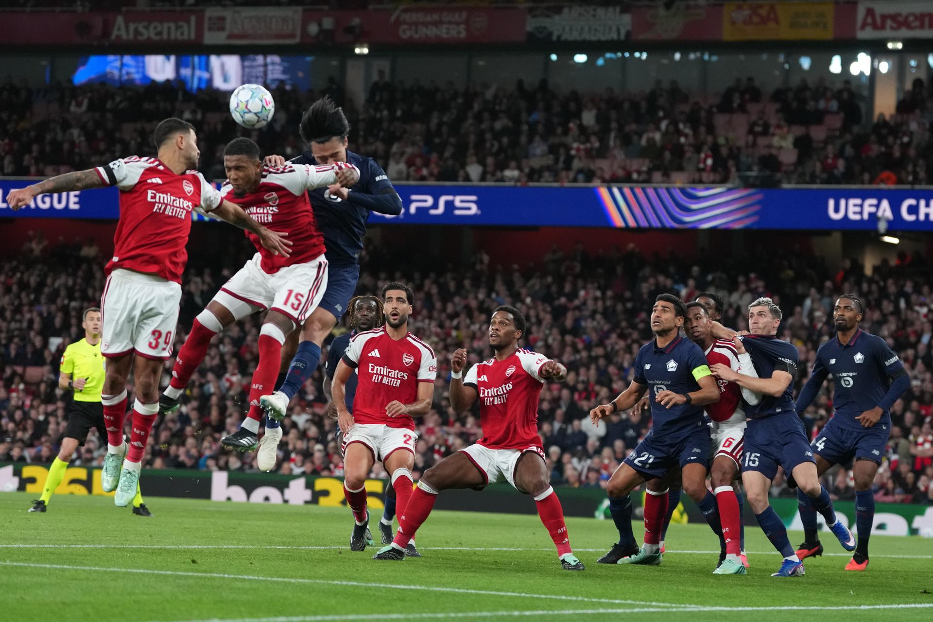 Arsenal - Lille, zdroj: SITA/AP