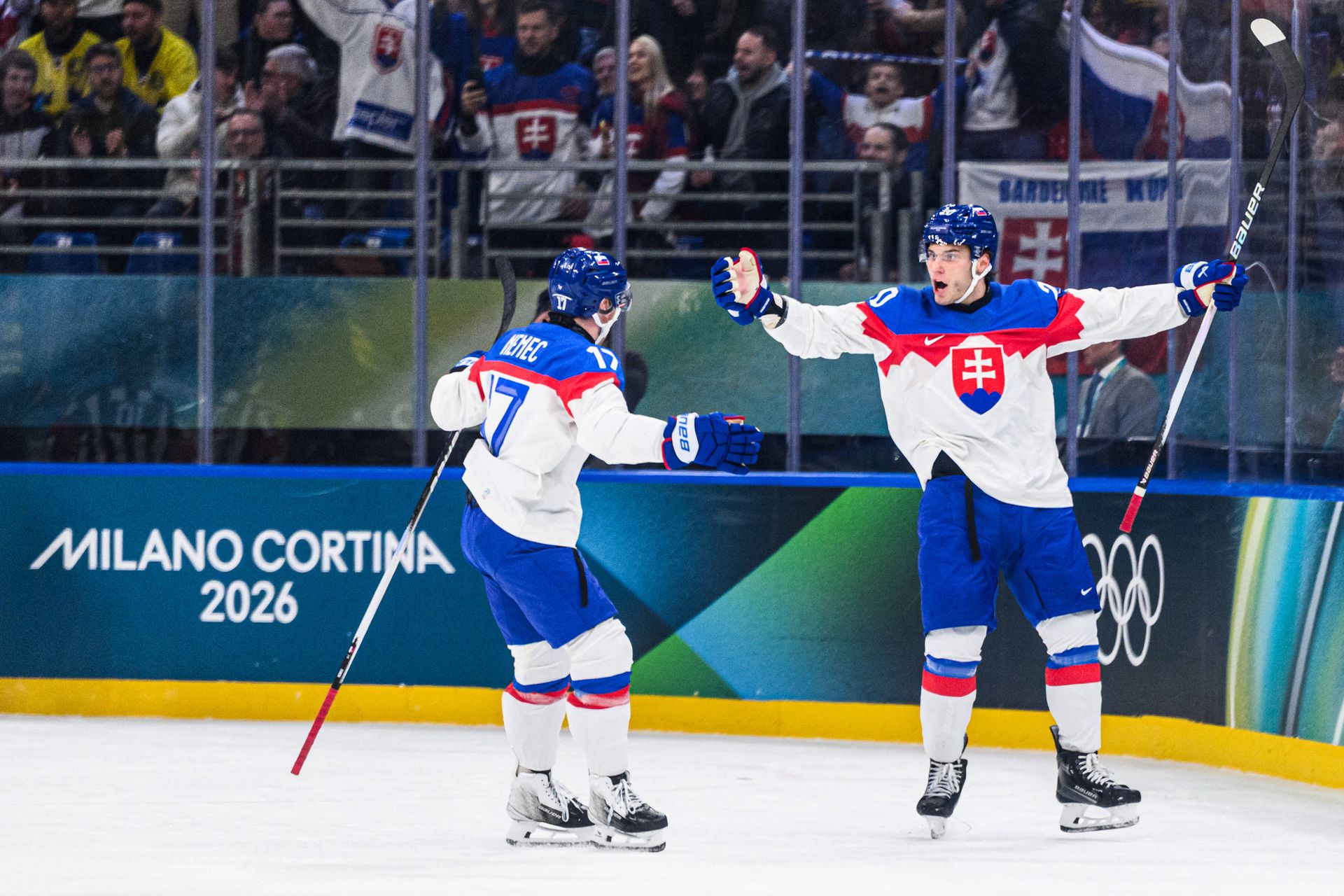 Švédsko - Slovensko / ZOH 2026. Zdroj: IMAGO