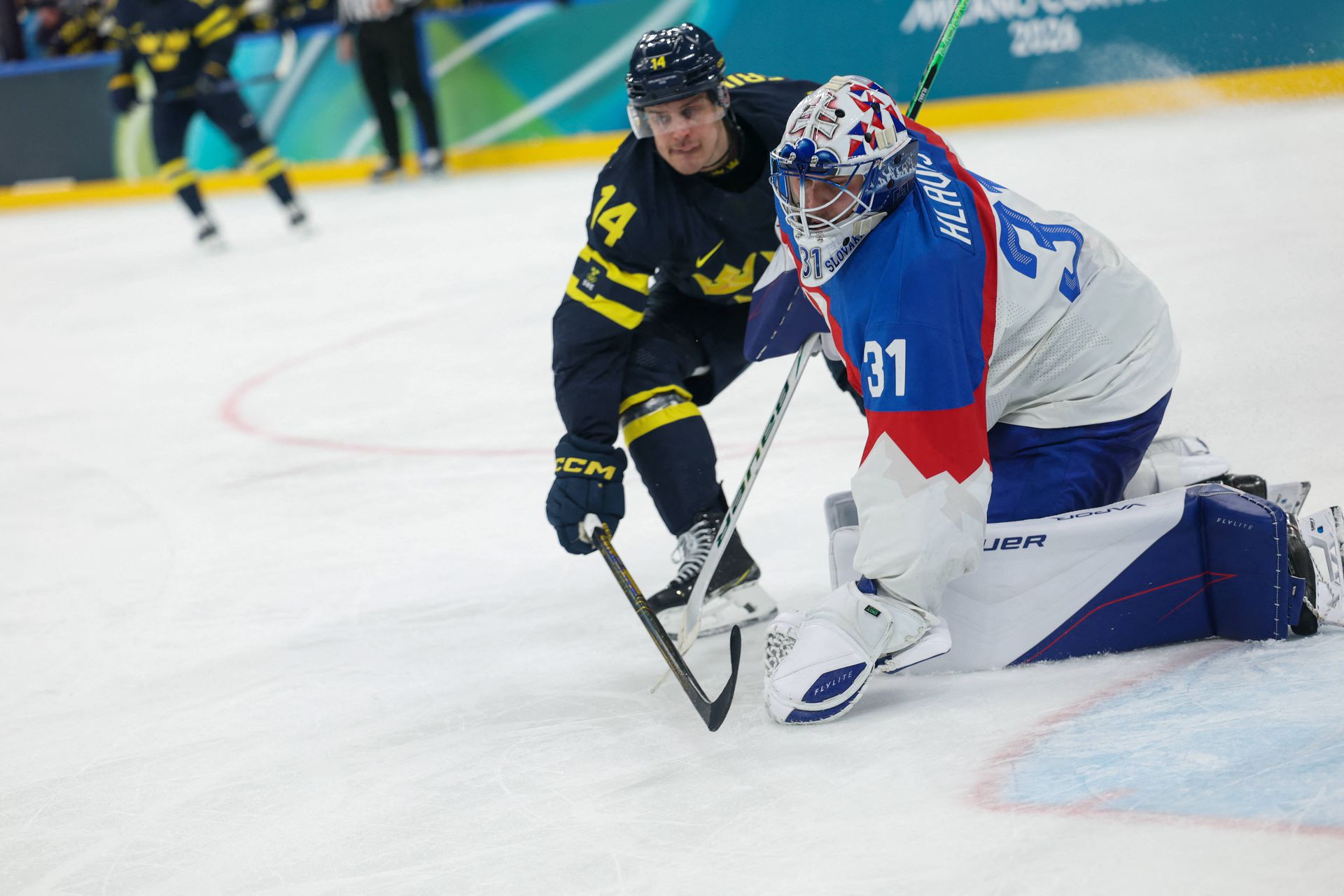 Slovensko - Švédsko (Joel Eriksson Ek, Samuel Hlavaj) / ZOH 2026
