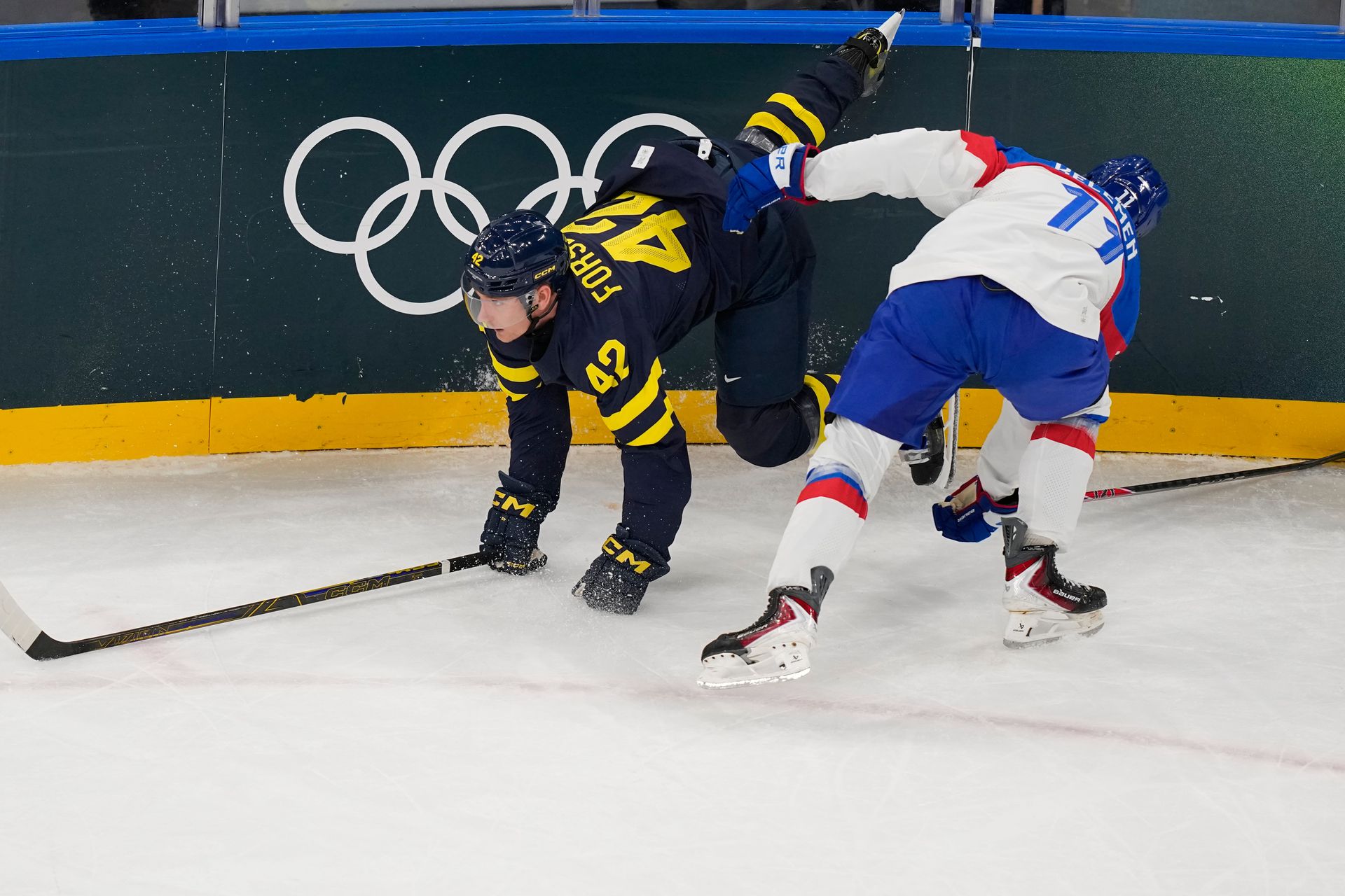 Švédsko - Slovensko / ZOH 2026. Zdroj: SITA/AP