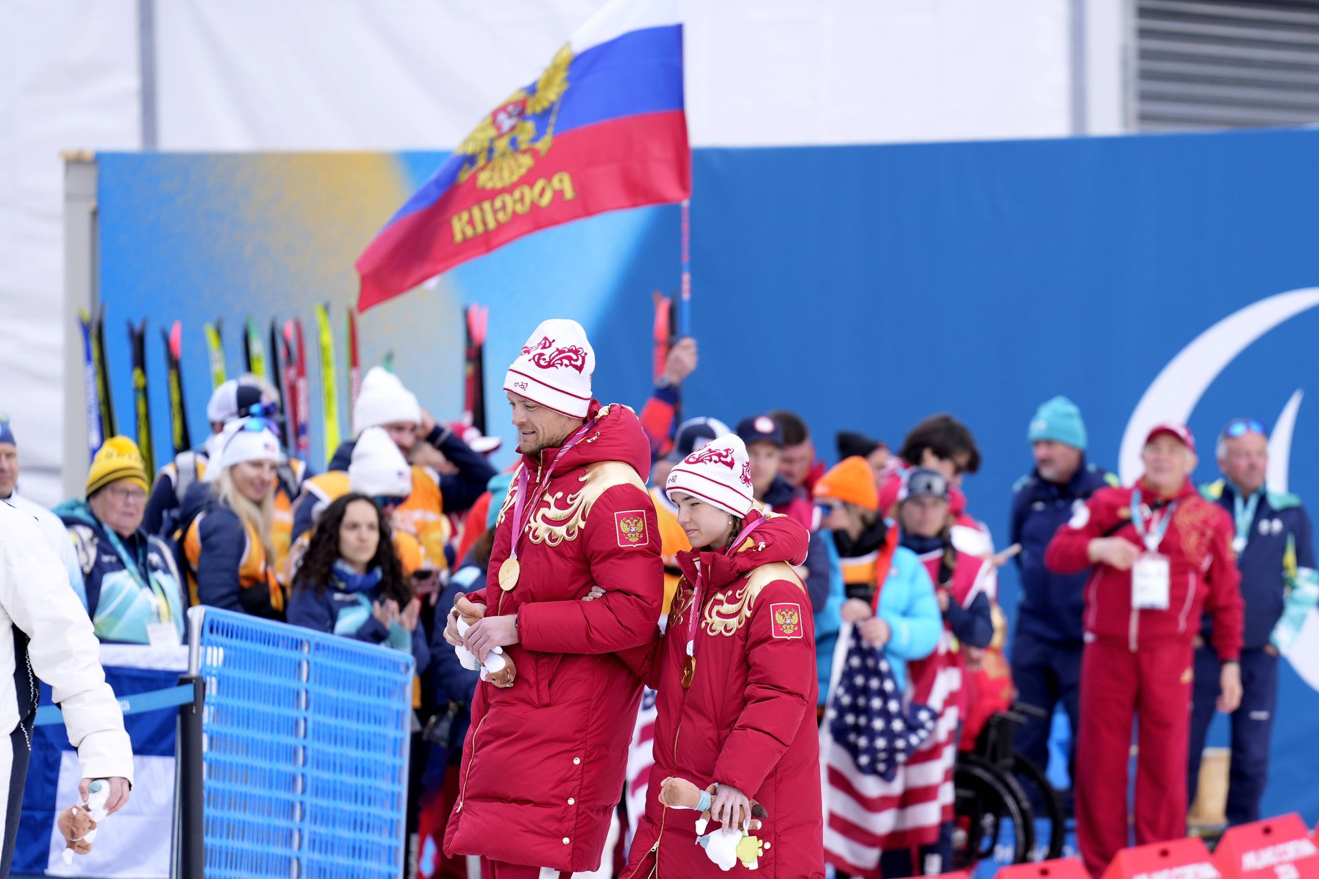 Ruskí športovci na ZPH 2026. Zdroj: IMAGO