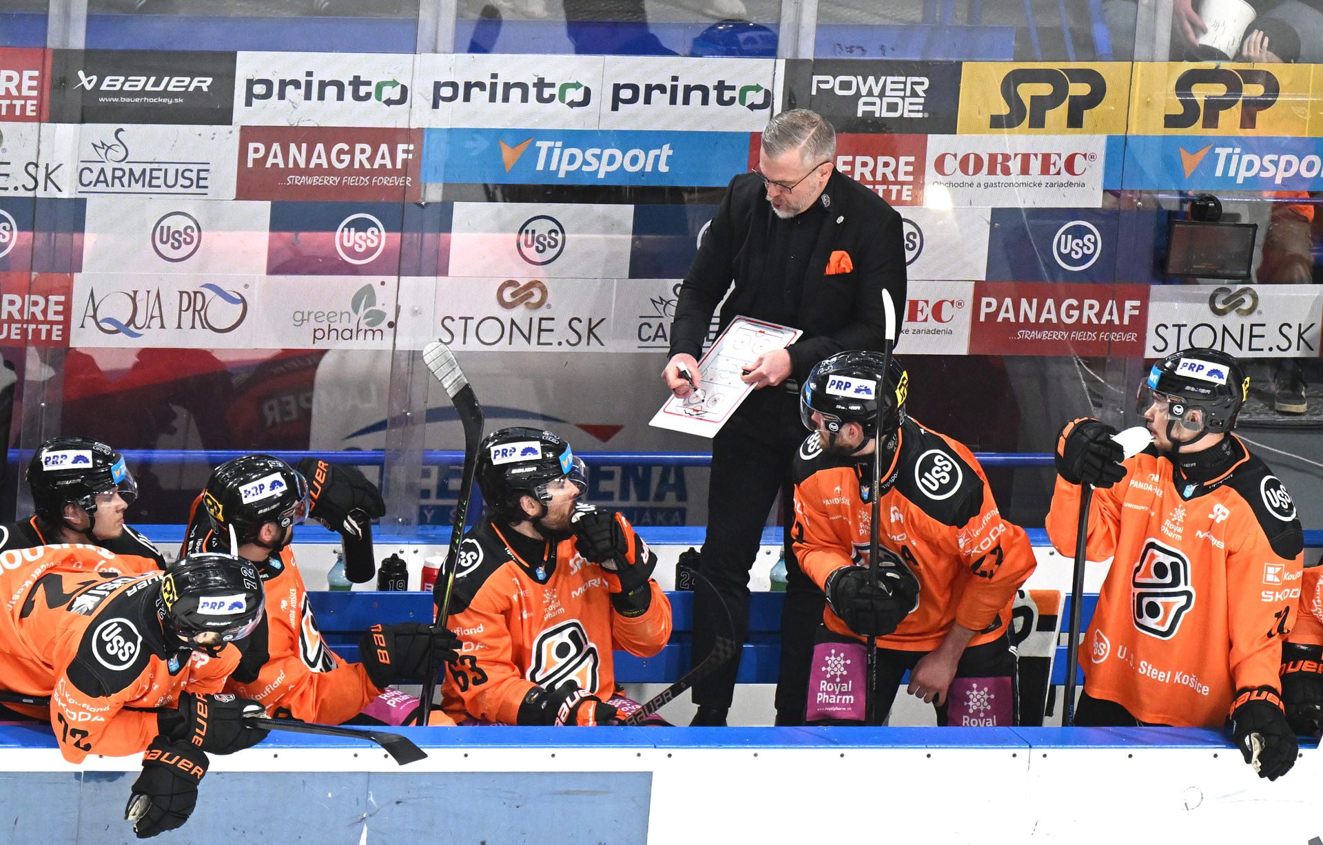 HC Košice - HC Slovan Bratislava. Zdroj: TASR