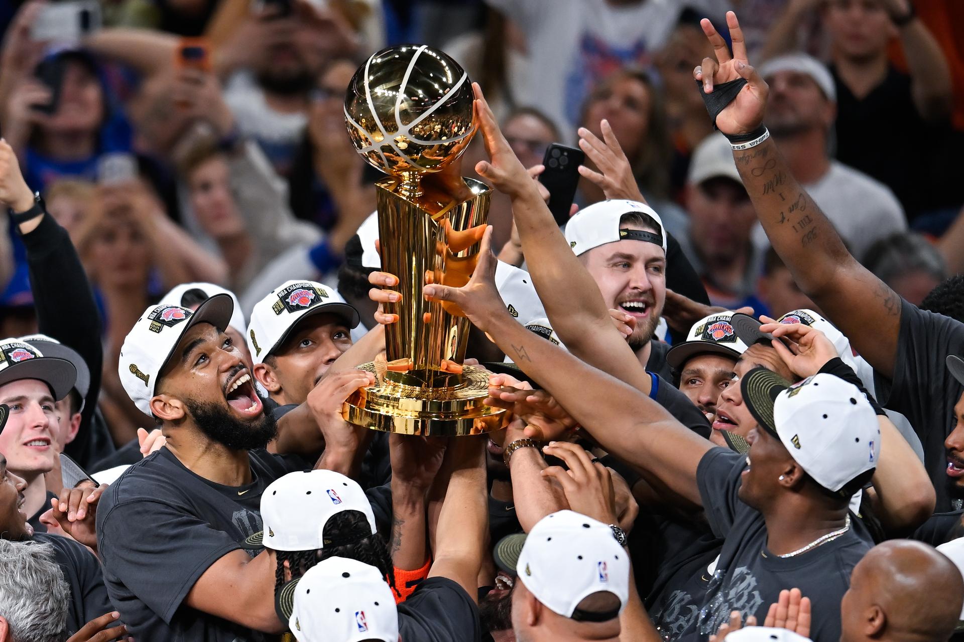 Basketbalisti New Yorku Knicks, zdroj: SITA/AP