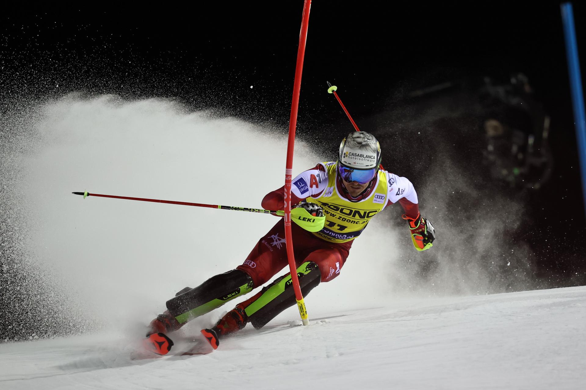 Manuel Feller. Zdroj: SITA/AP