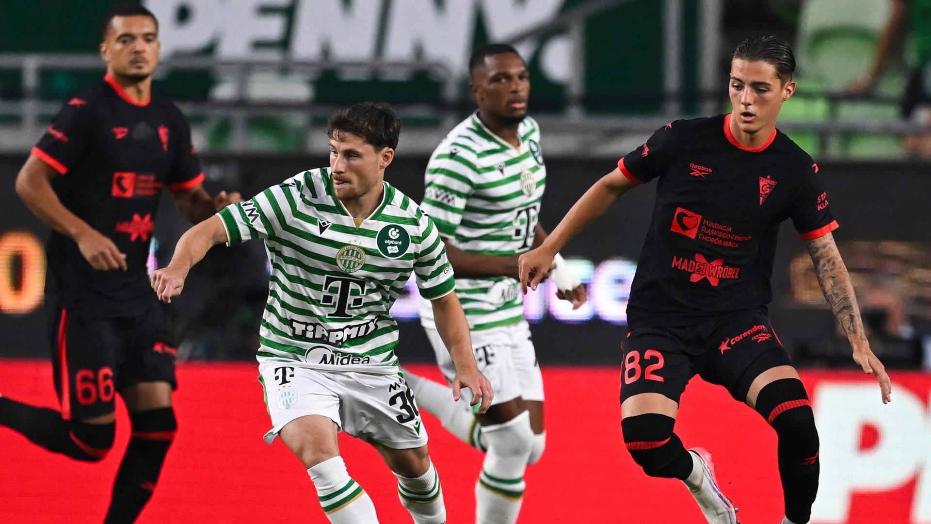 Górnik Zabrze – Ferencváros. Zdroj: SITA/AP