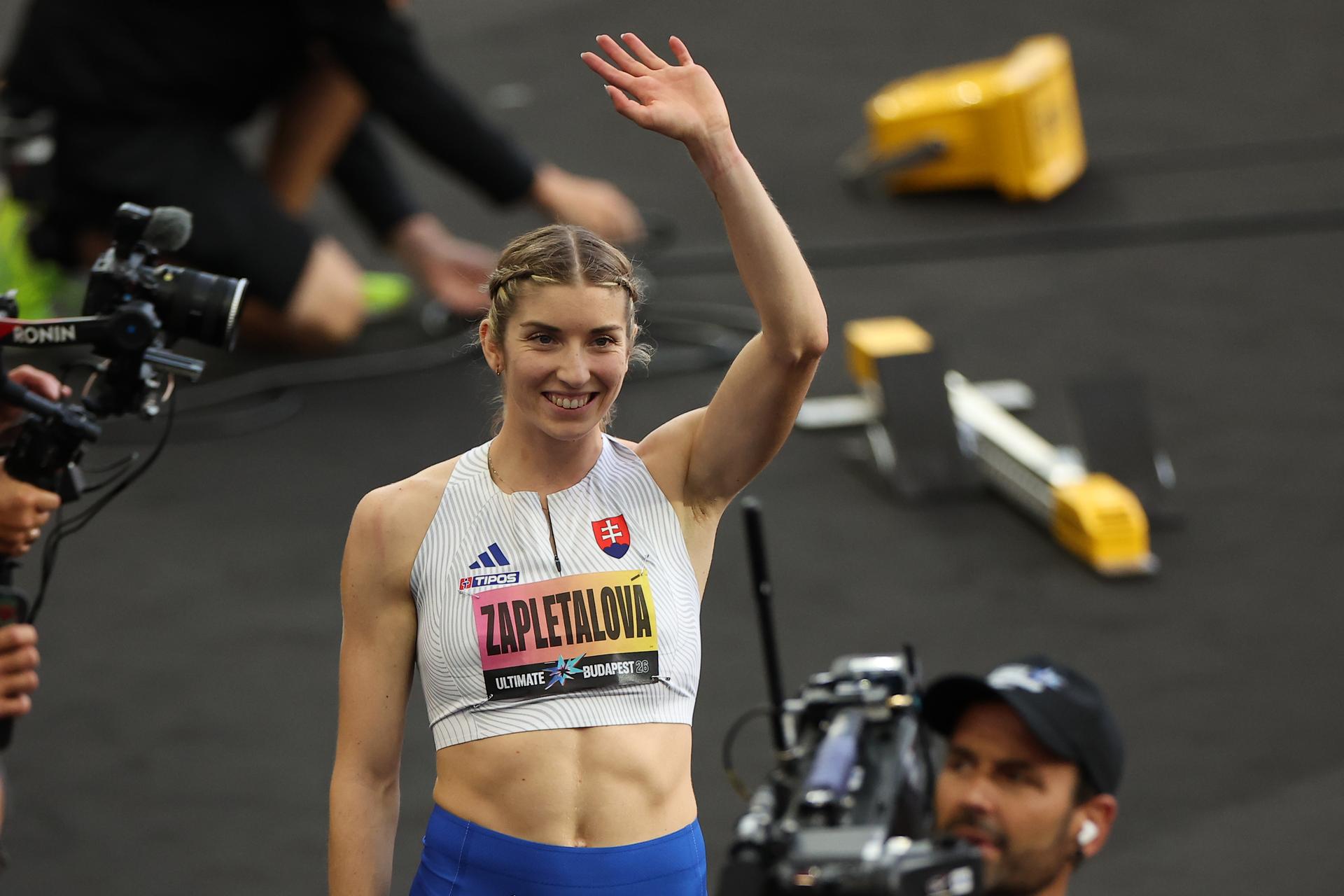 Slovenská atletická hviezda Emma Zapletalová. Zdroj: SITA/AP