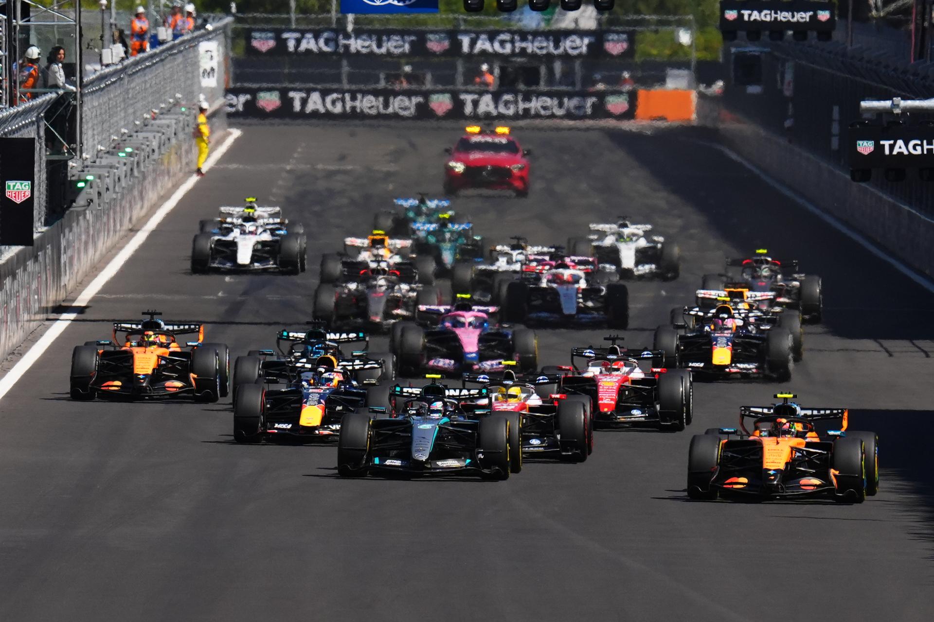 Formula 1 na okruhu v Madride. Zdroj: SITA/AP