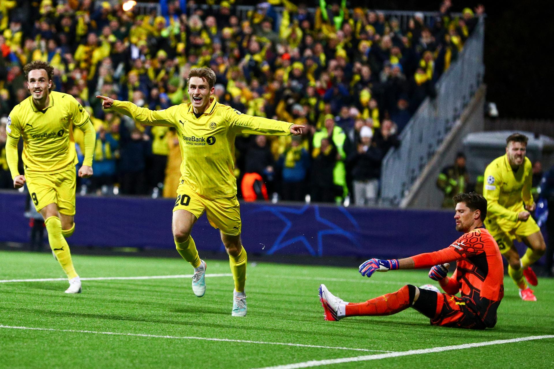 Bodo/Glimt - Borussia Dortmund. Zdroj: SITA/AP