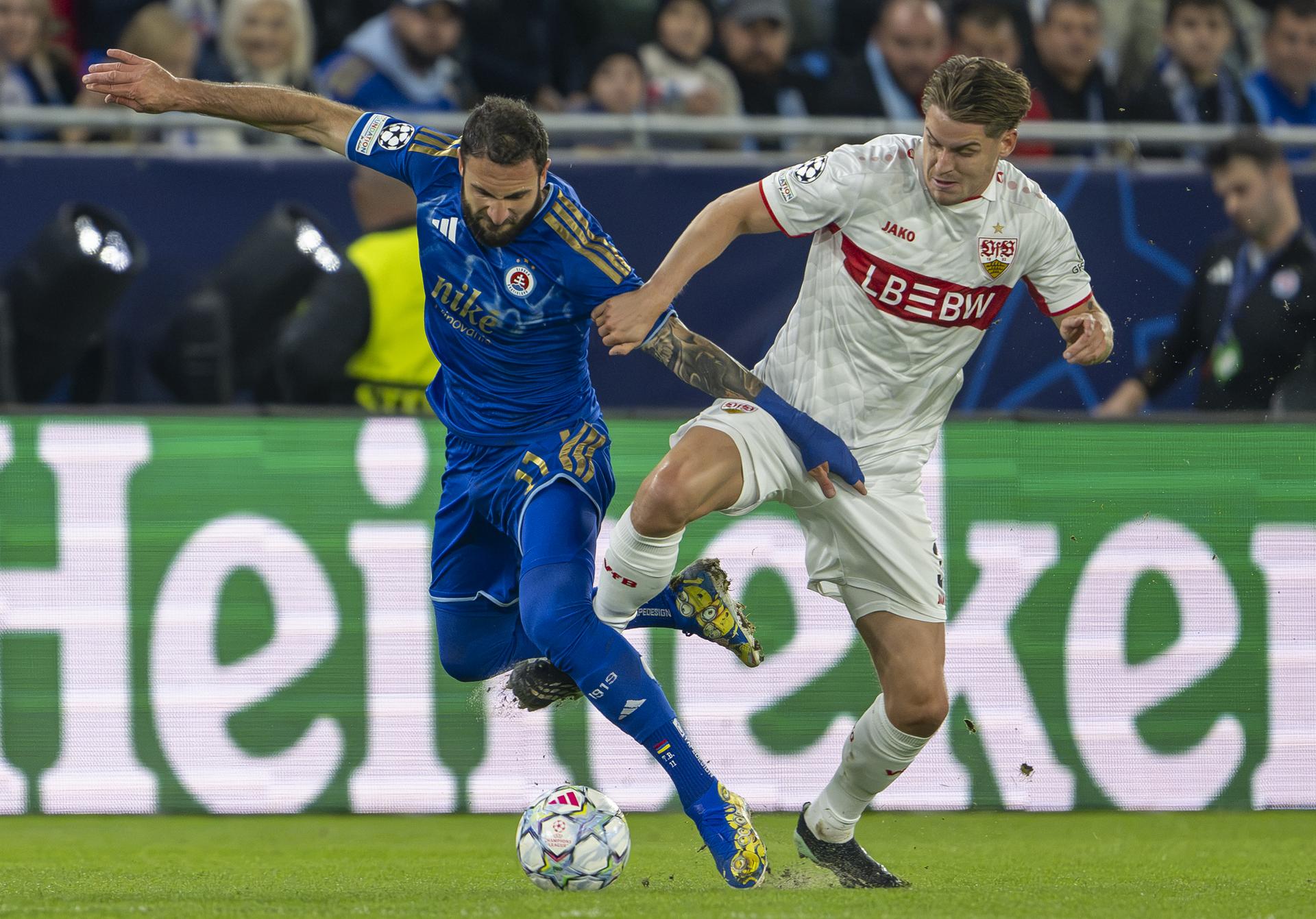 ŠK Slovan Bratislava - VfB Stuttgart, zdroj: TASR