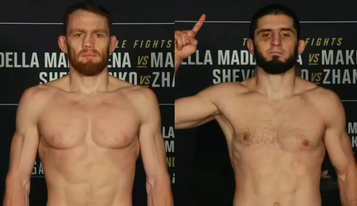 VIDEO Staredown Della Maddalena vs Machačev. Nebol dobrý nápad nechať ich len tak, Dana White musel priskočiť