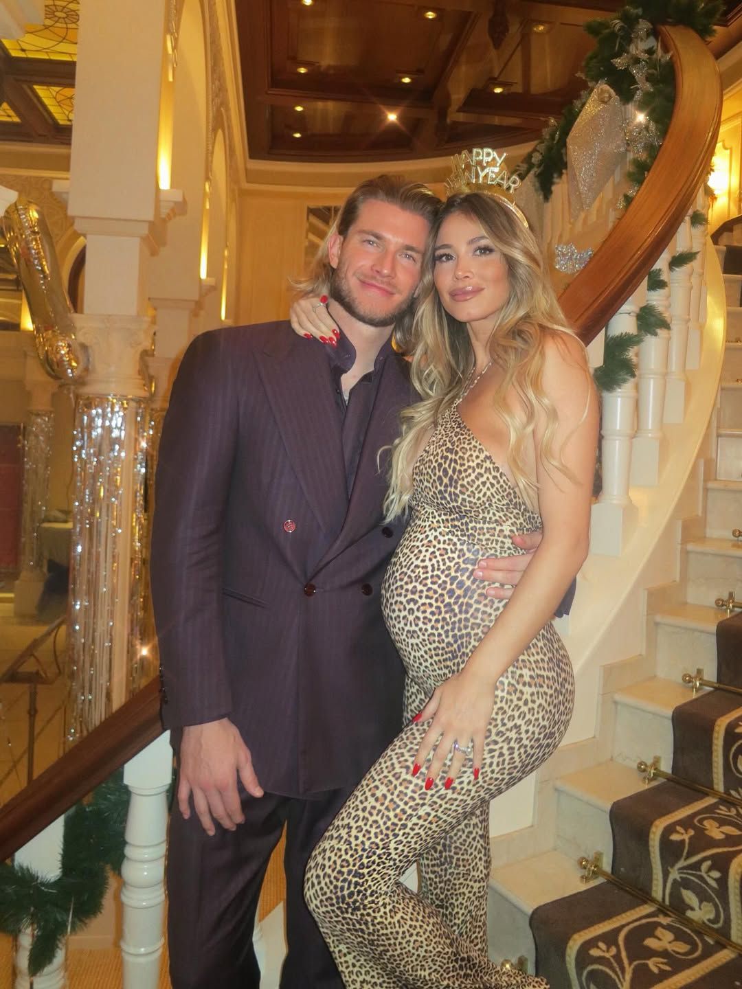 Loris Karius a jeho partnerka Diletta Leottaová. Zdroj: Instagram.com/dilettaleotta