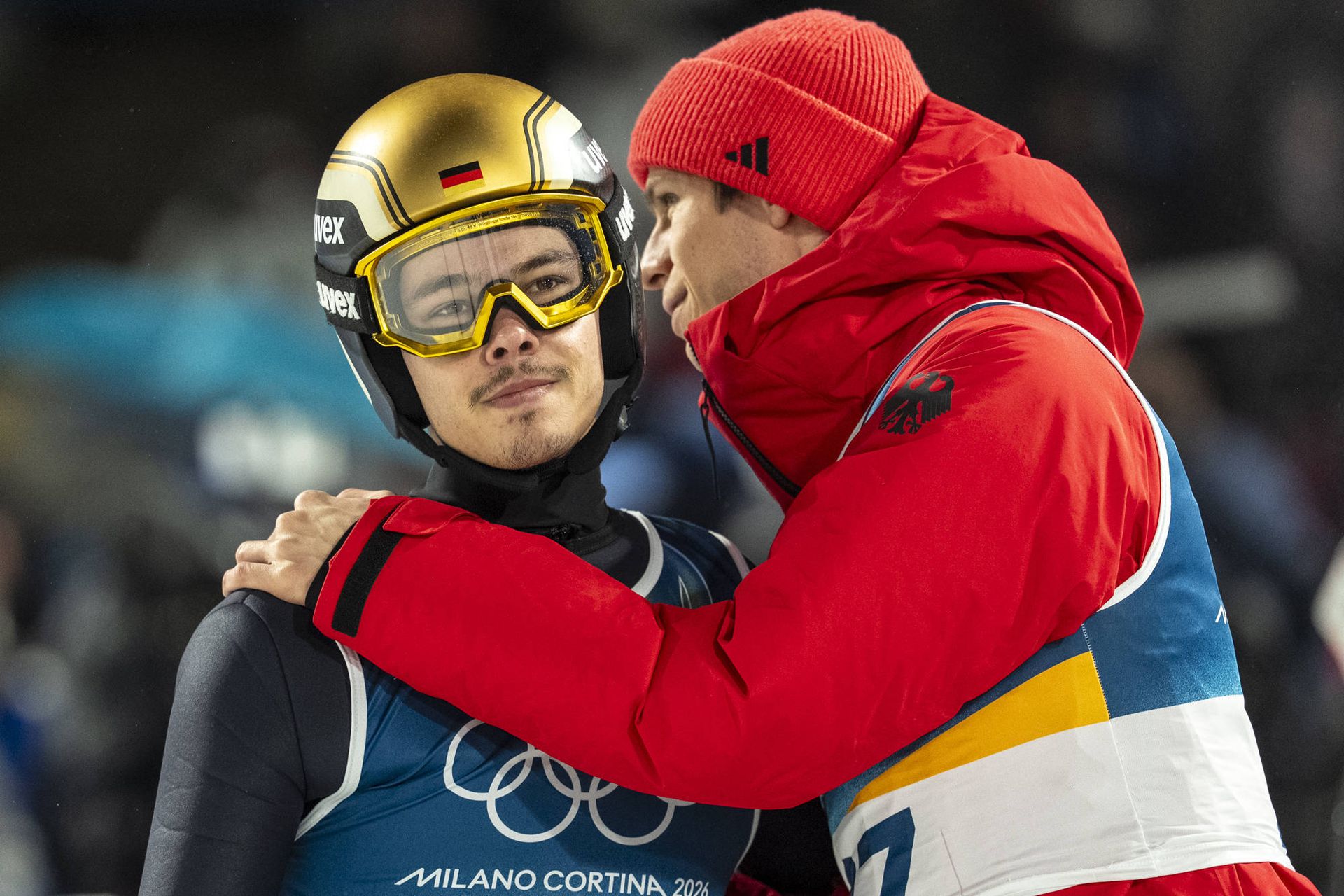 Philipp Raimund a Andreas Wellinger. Zdroj: Imago