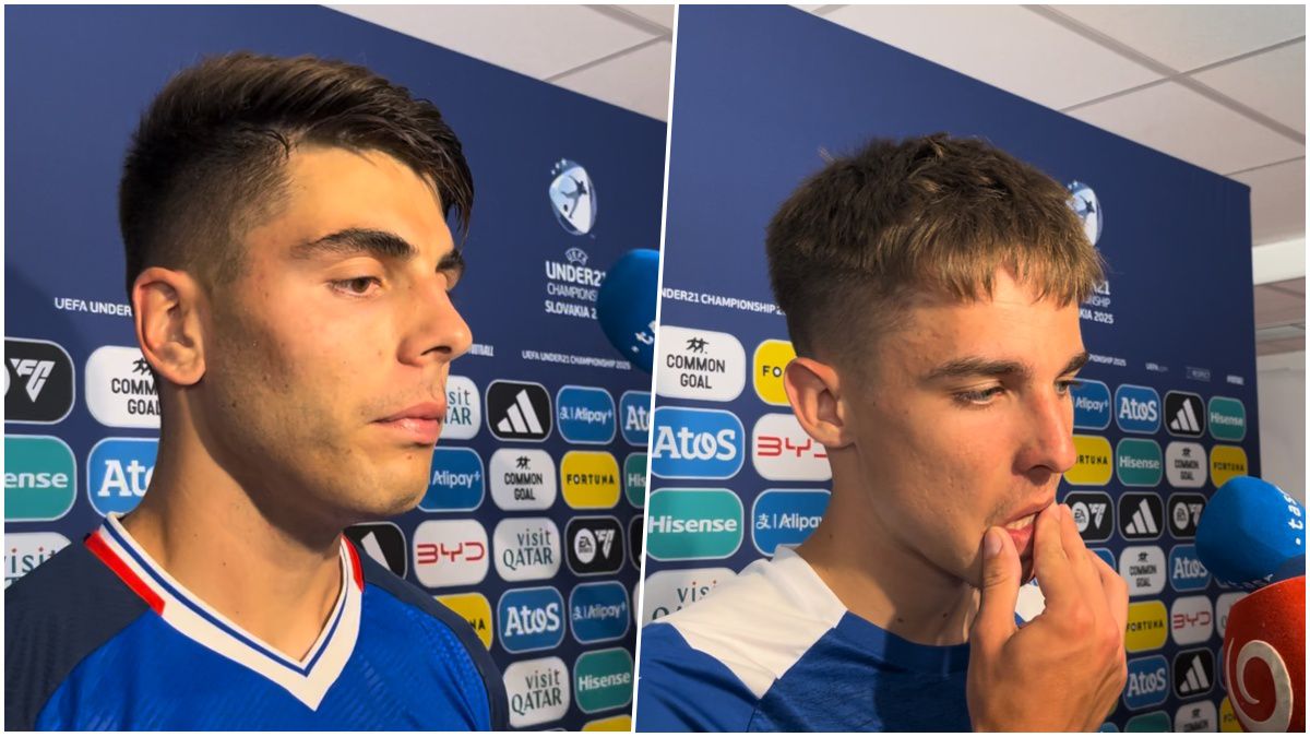 Adam Obert a Mário Sauer, Slovensko U21, zdroj: ŠPORT.sk