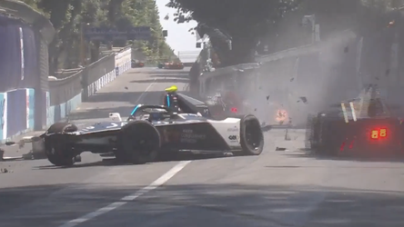 Desivá nehoda vo Formule E, ako zázrakom sa nikomu nič nestalo