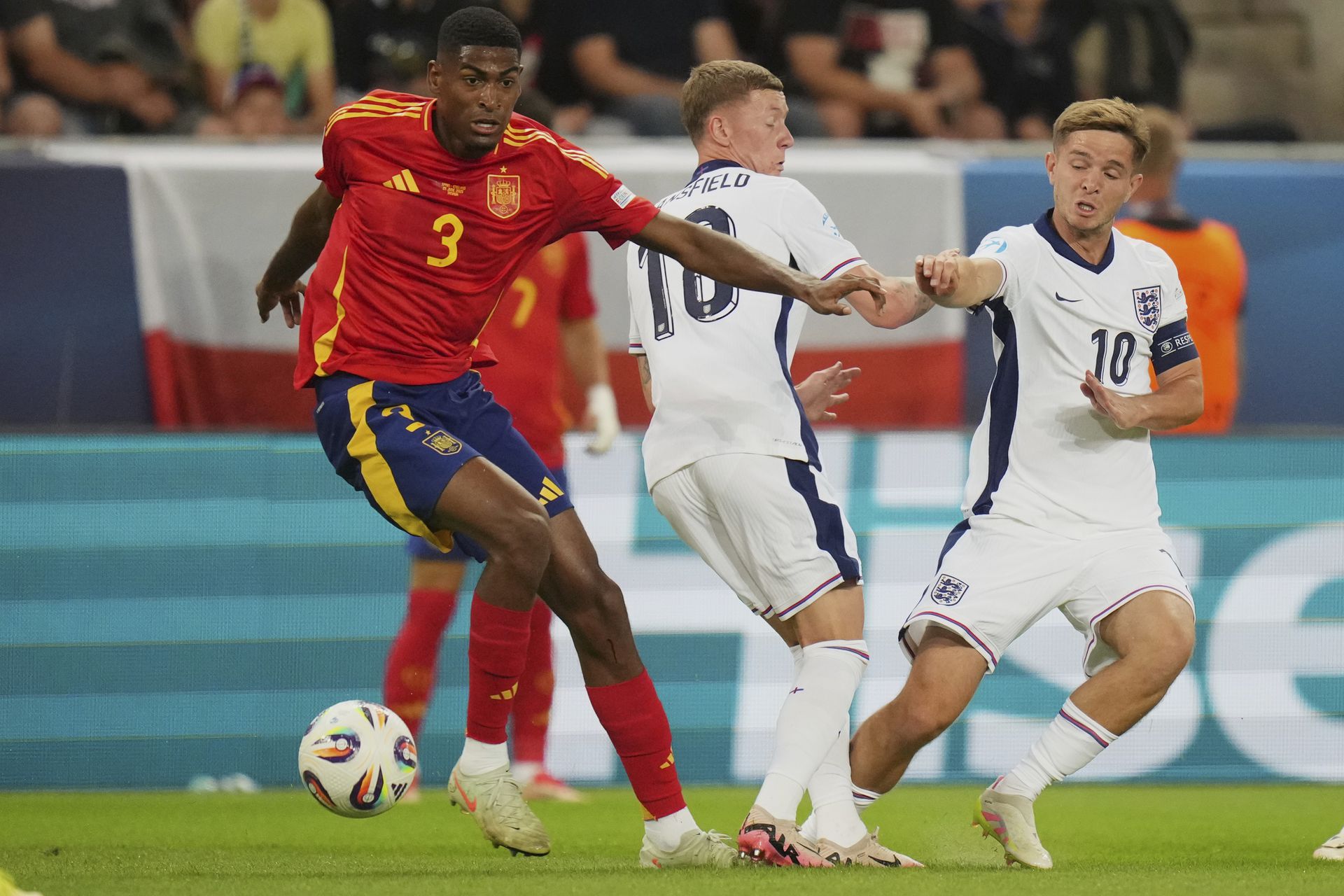 Cristhian Mosquera na ME U21 vo futbale 2025 v drese Španielska
