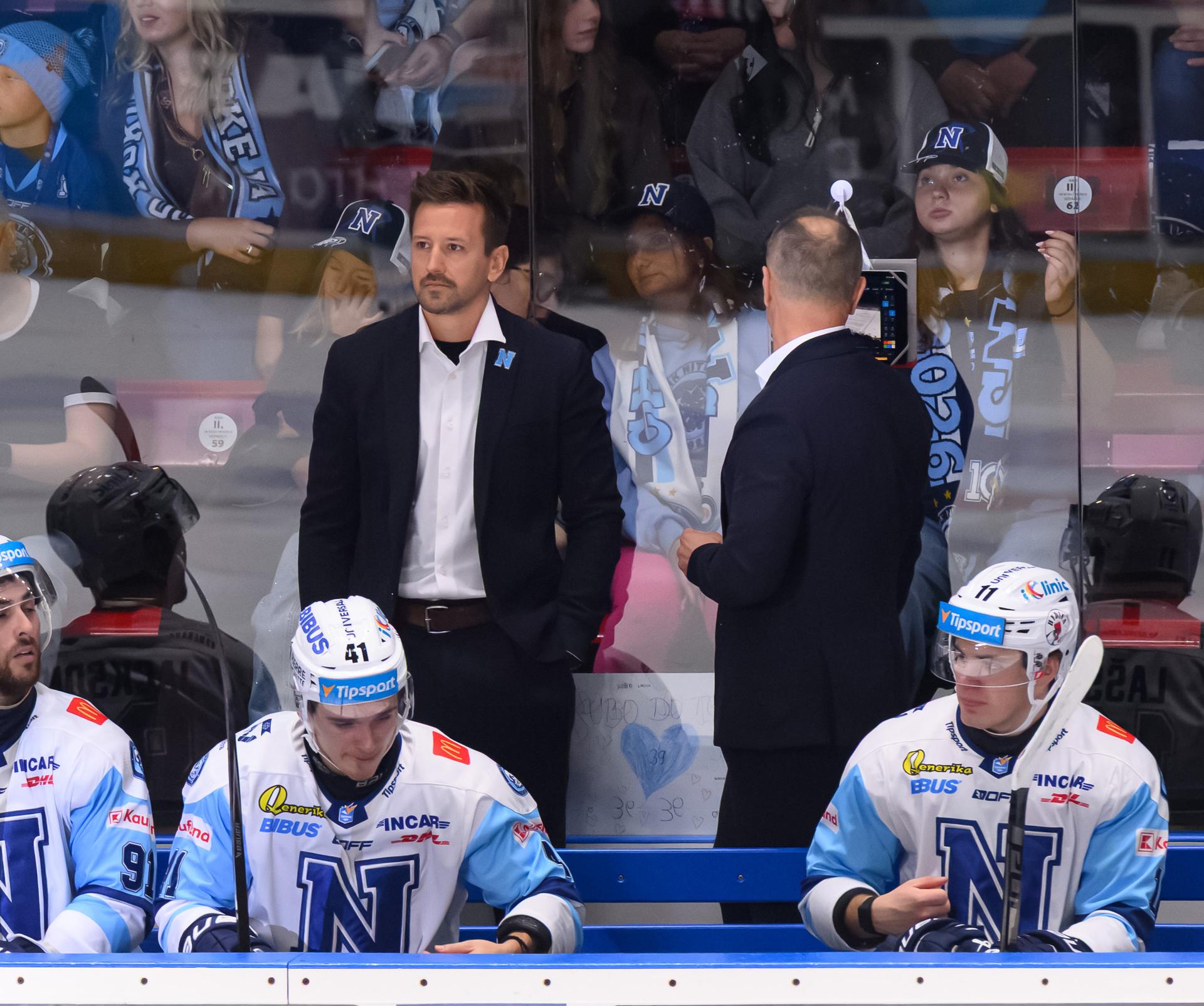 HK Nitra - HC Slovan Bratislava. Zdroj: TASR