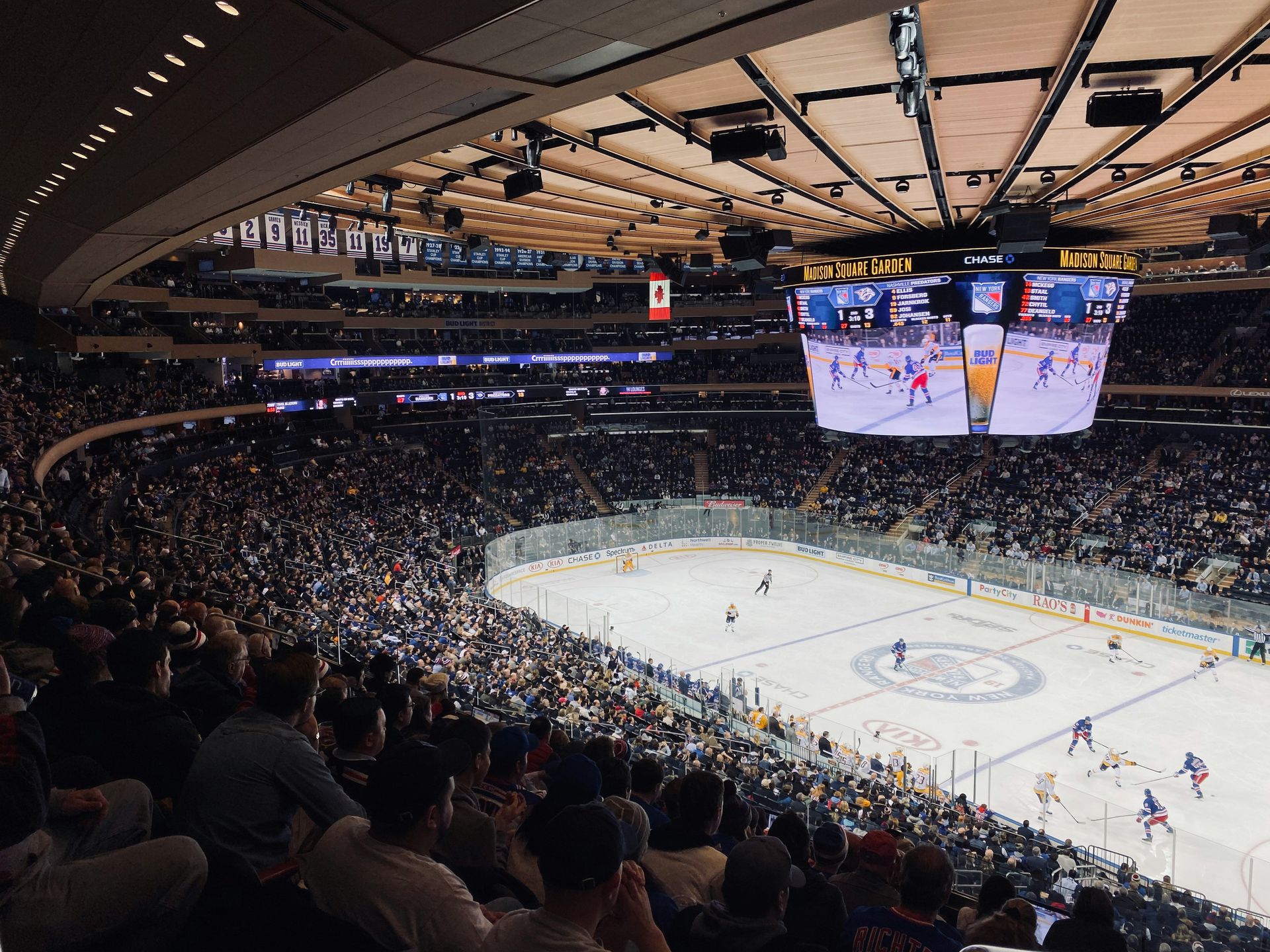 Zápas NHL v Madison Square Garden. Zdroj: Unsplash.com