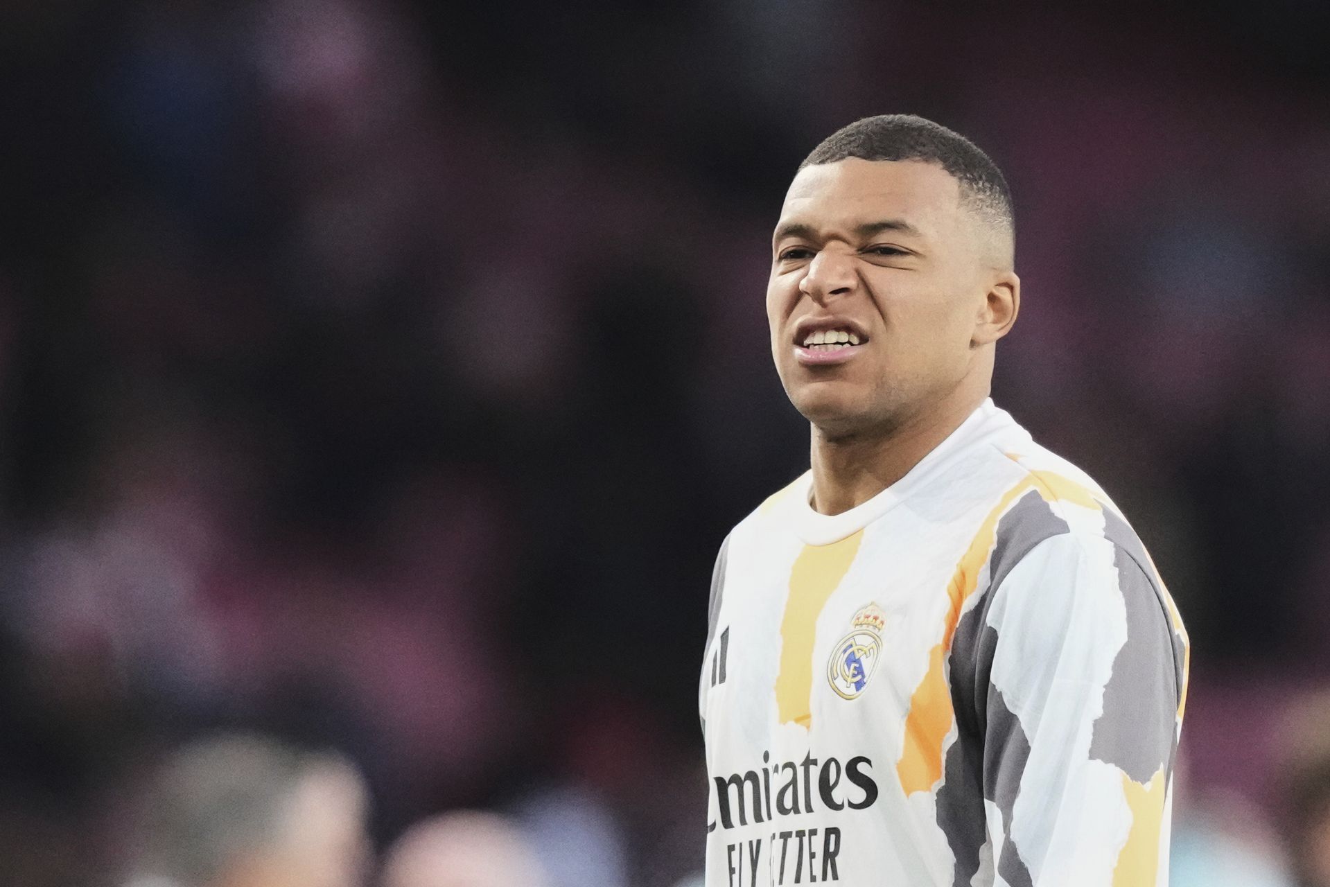 Útočník Realu Madrid Kylian Mbappé. Zdroj: SITA/AP