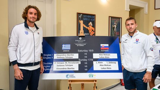Stefanos Tsitsipas - Alex Molčan (Davis Cup)