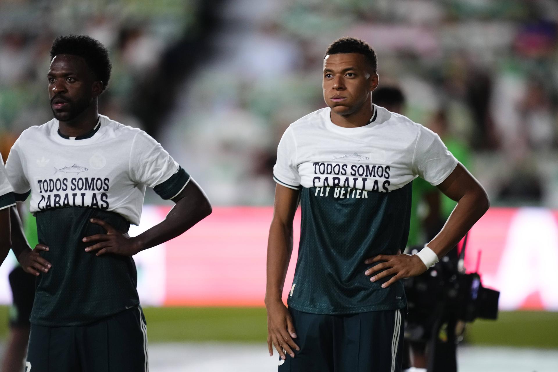 Vinícius Júnior a Kylian Mbappé