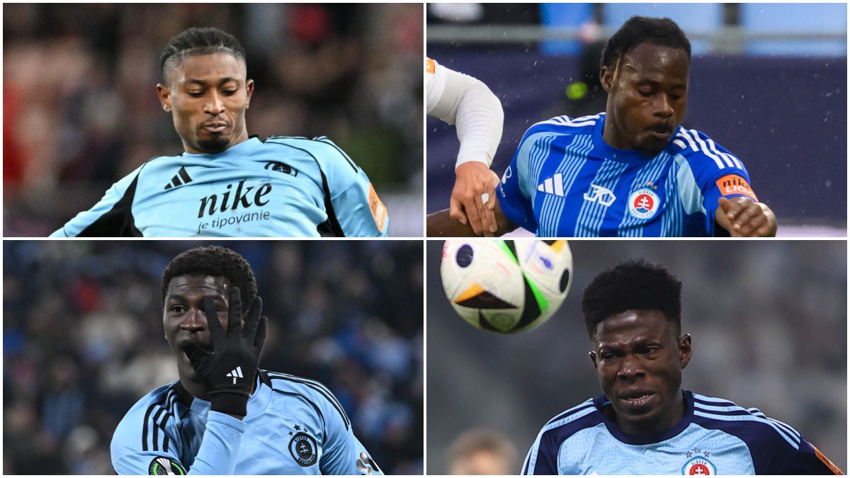 Štvorica potrestaných hráčov ŠK Slovan Bratislava, zdroj: TASR