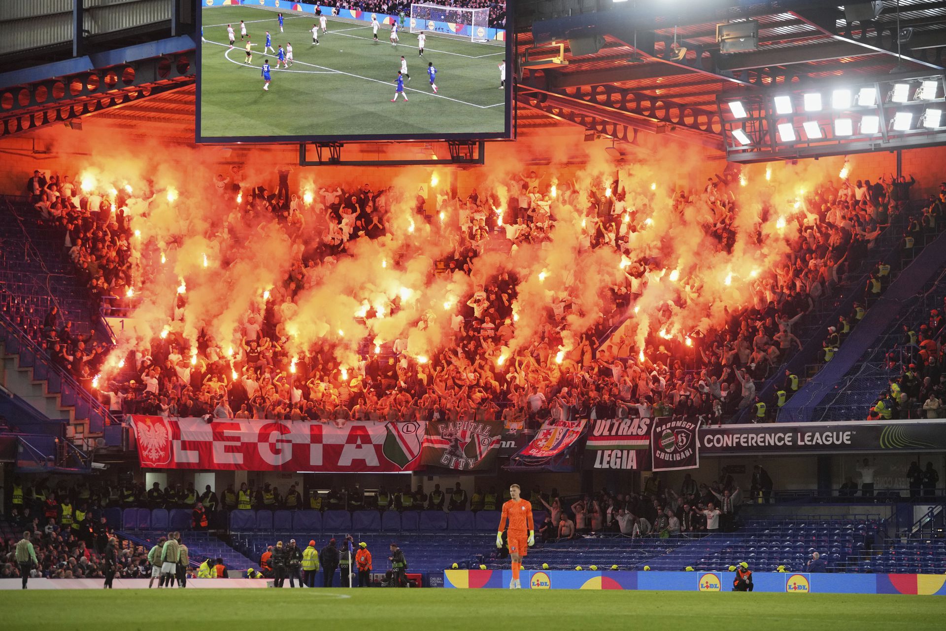 Chelsea - Legia Varšava, zdroj: SITA/AP