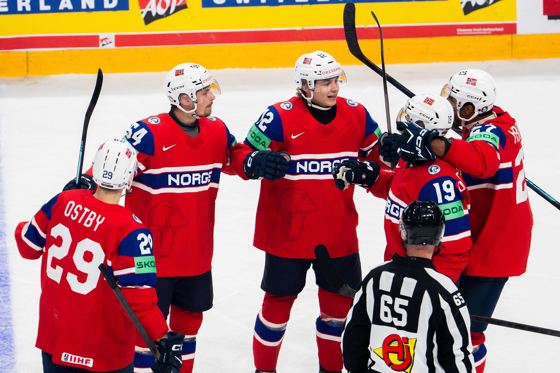 Nórsko - Slovinsko / MS v hokeji 2026. Zdroj: SITA/AP