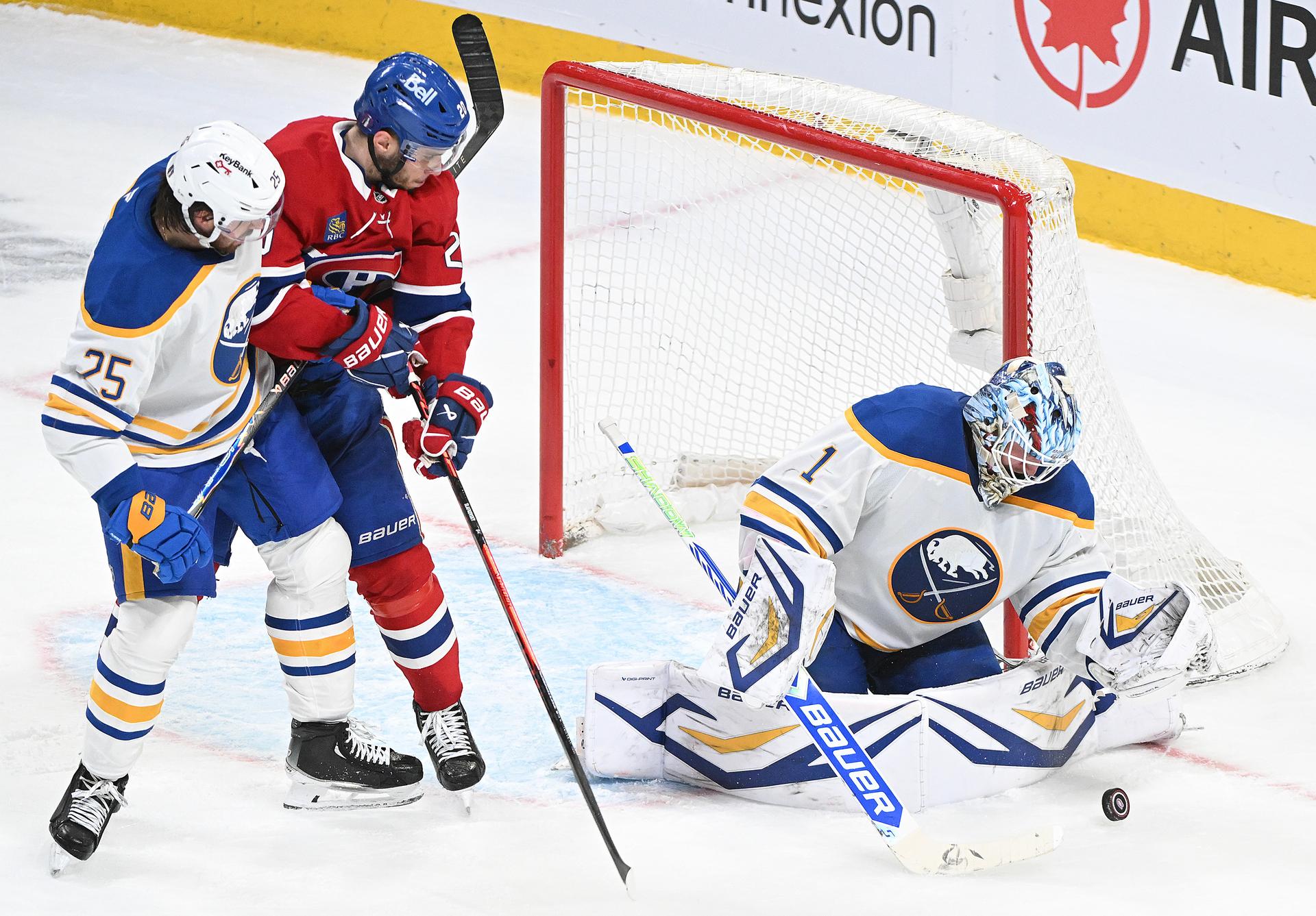 Montreal Canadiens - Buffalo Sabres (Owen Power, Juraj Slafkovský, Ukko-Pekka Luukkonen) / NHL