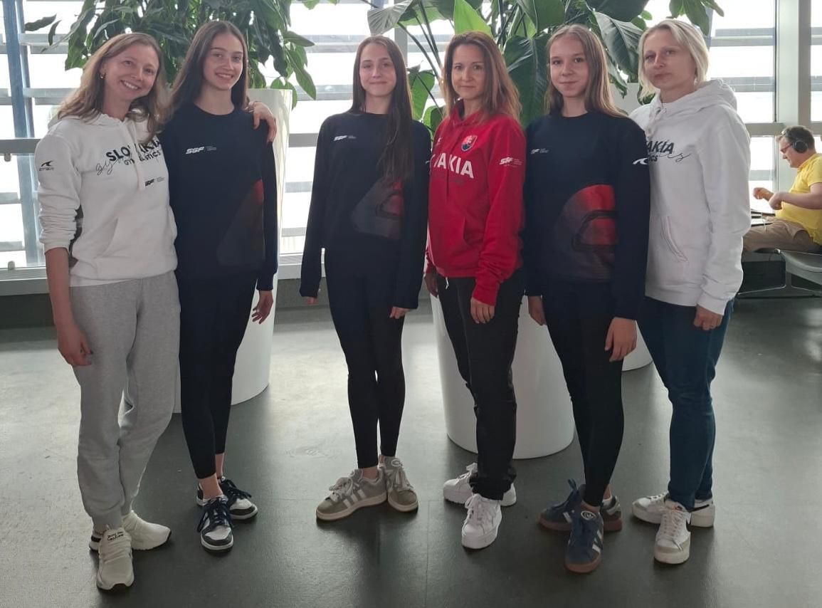 Deväť Sloveniek od stredy na MS junioriek v modernej gymnastike. Zdroj: SGF
