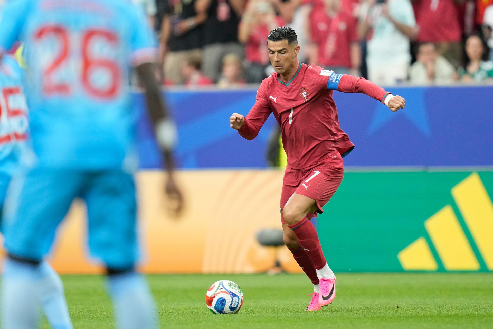 Cristiano Ronaldo (Portugalsko – DR Kongo), MS vo futbale 2026. Zdroj: TASR/AP