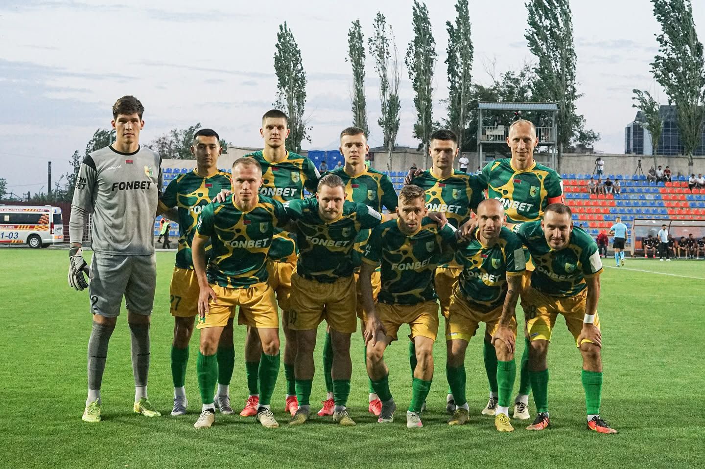 Futbalisti Nemanu Grodno. Zdroj: ФК Нёман Гродна / FB