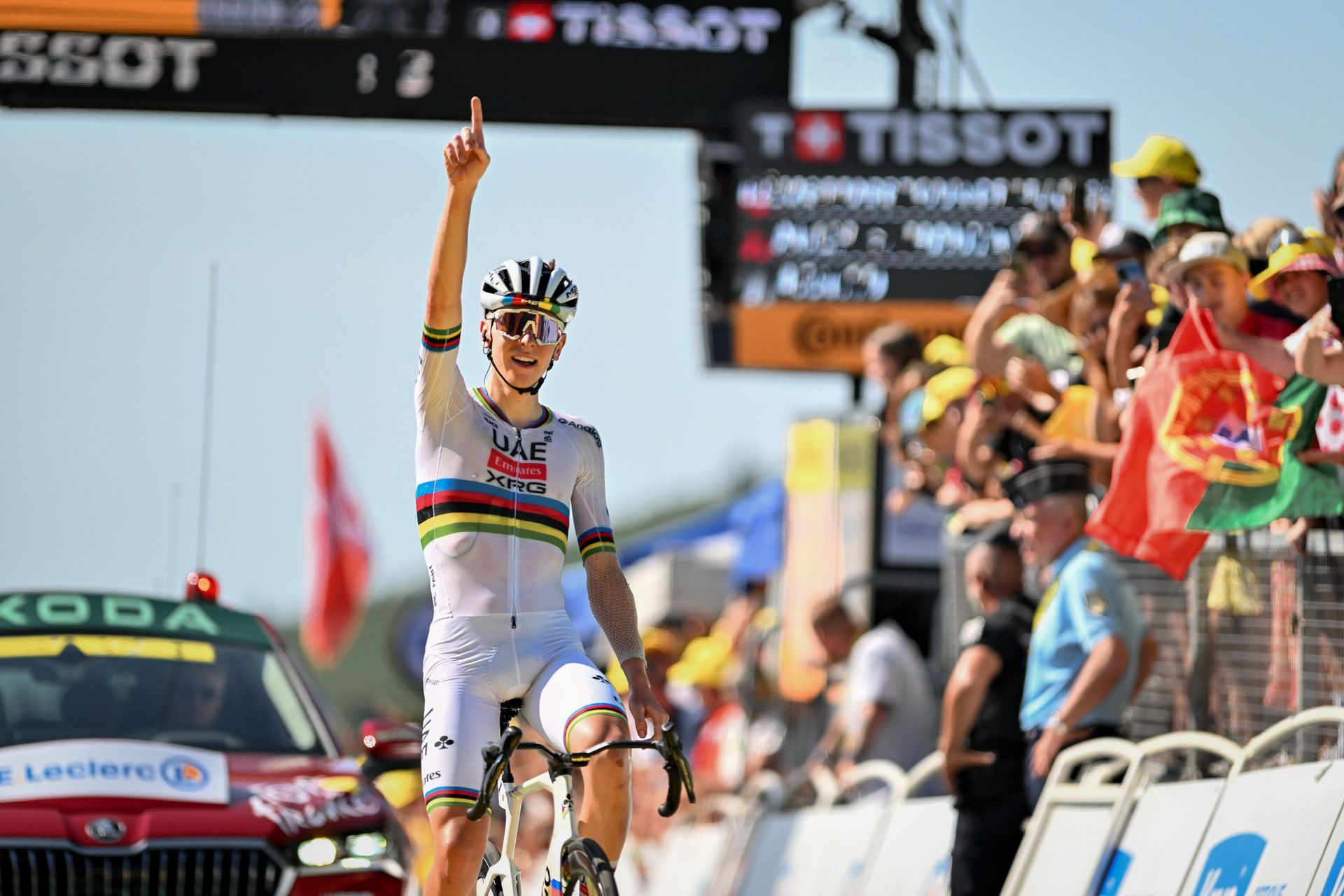 Tadej Pogačar, zdroj: x.com/letour