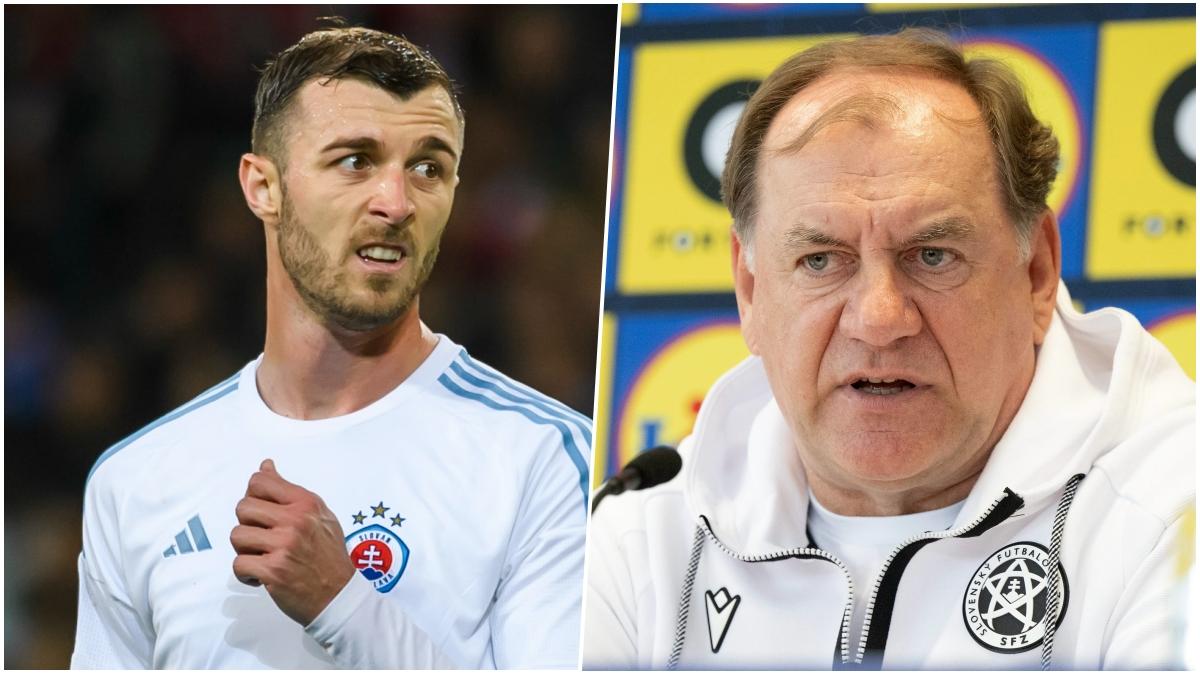 Liga národov / Slovensko / Vladimír Weiss (vpravo) nominoval, Aleksandar Čavrič nepríde. Zdroj: TASR