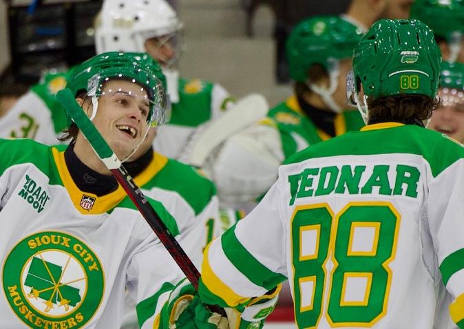Dominik Bednár, zdroj: X / Sioux City Musketeers