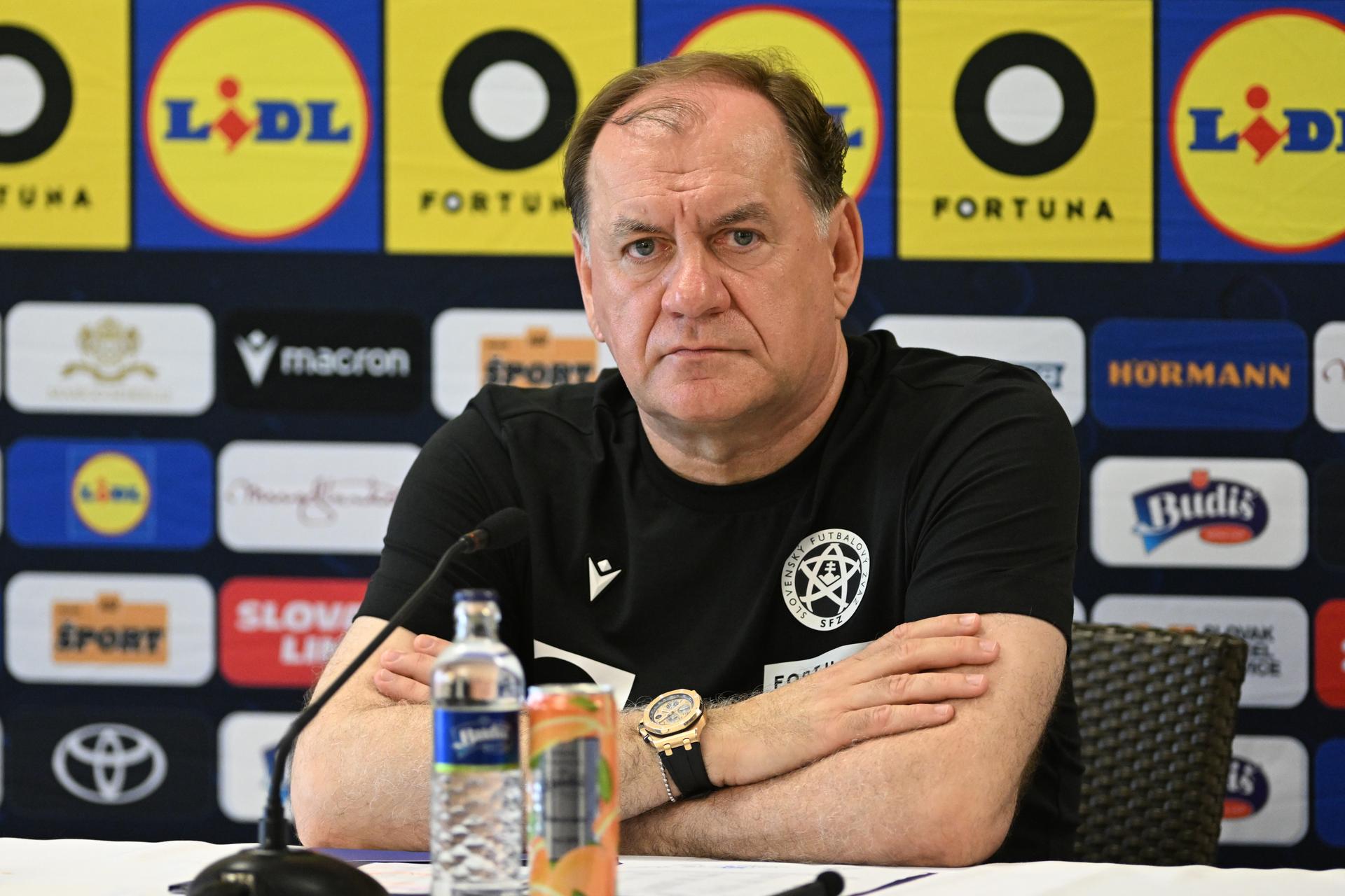 Tréner slovenskej futbalovej reprezentácie Vladimír Weiss st. Zdroj: TASR