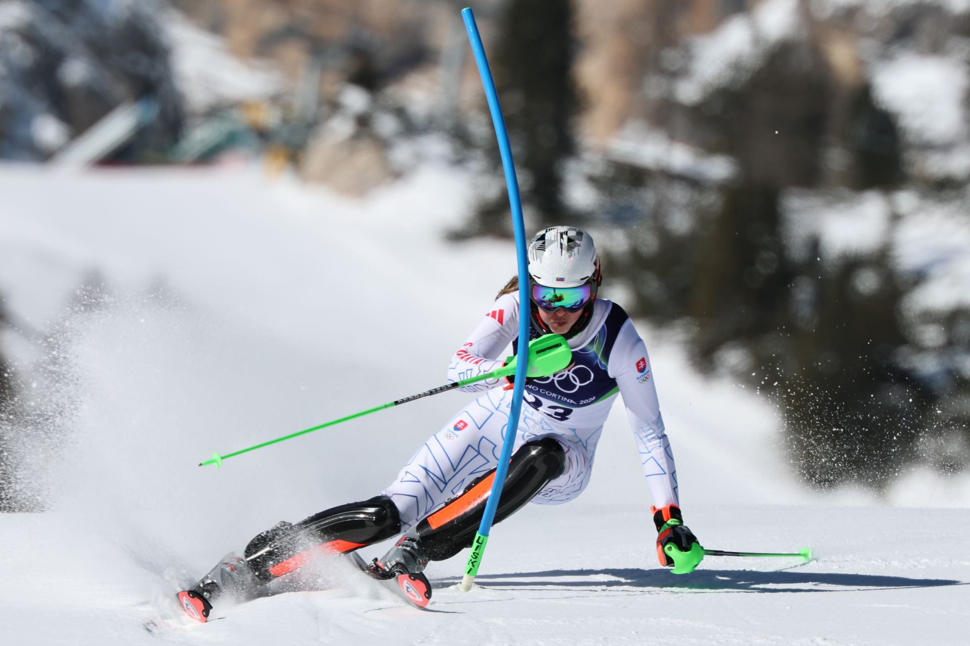 Petra Vlhová - slalom na ZOH 2026, zdroj: SITA/AP