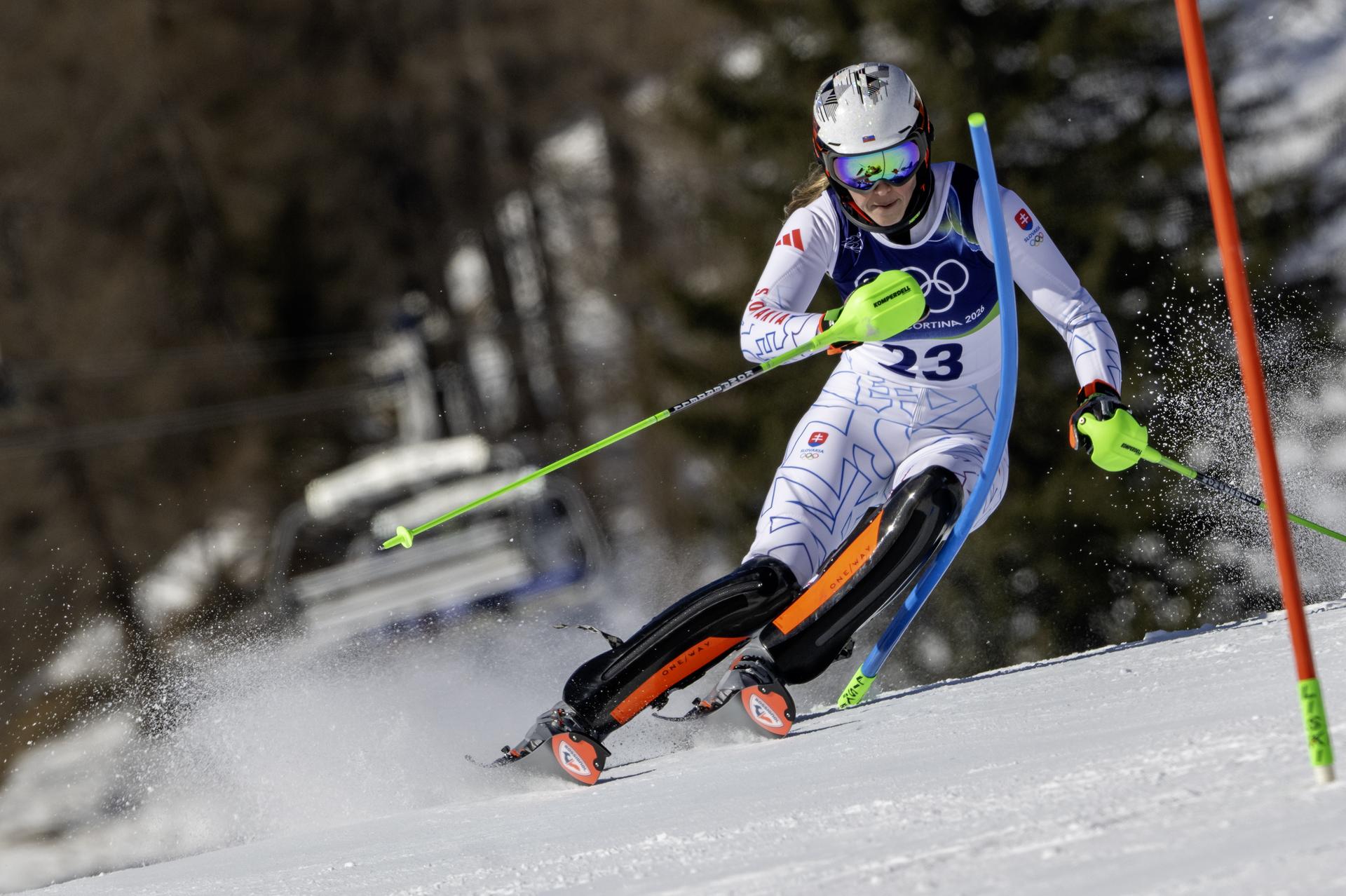 Petra Vlhová - slalom na ZOH 2026, zdroj: TASR