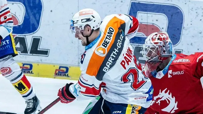 Richard Pánik v drese Pardubíc. FOTO HC Dynamo Pardubice