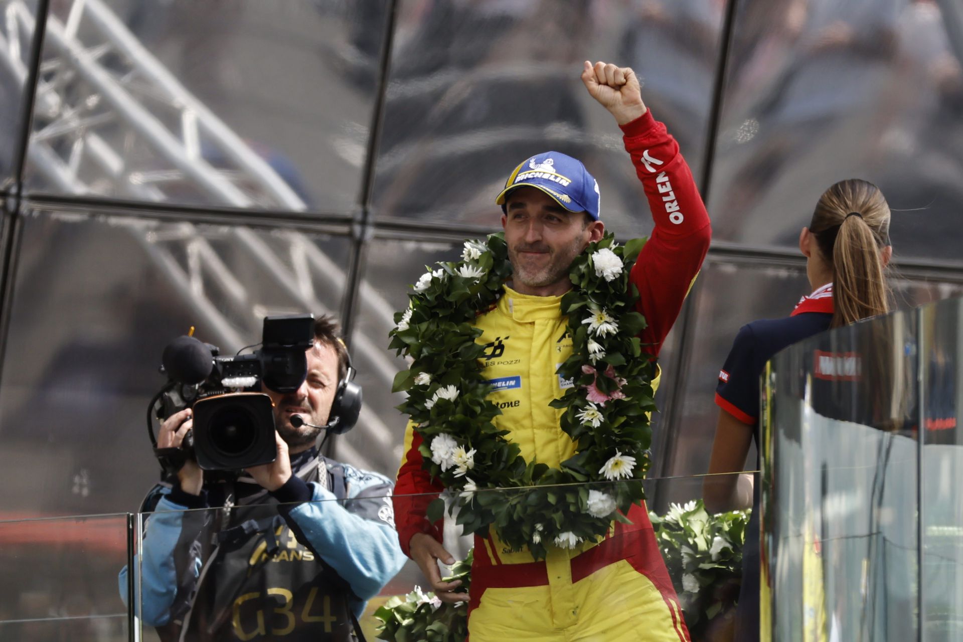 Robert Kubica po víťazstve na Le Mans
Zdroj: SITA/AP