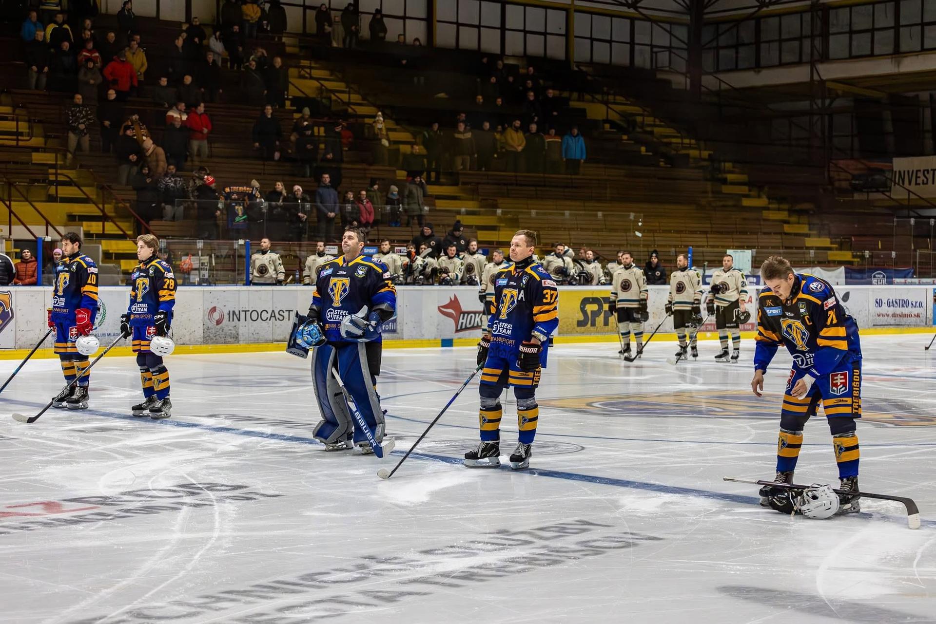 Hokejisti Trebišova. Zdroj: HK STEEL TEAM Trebišov