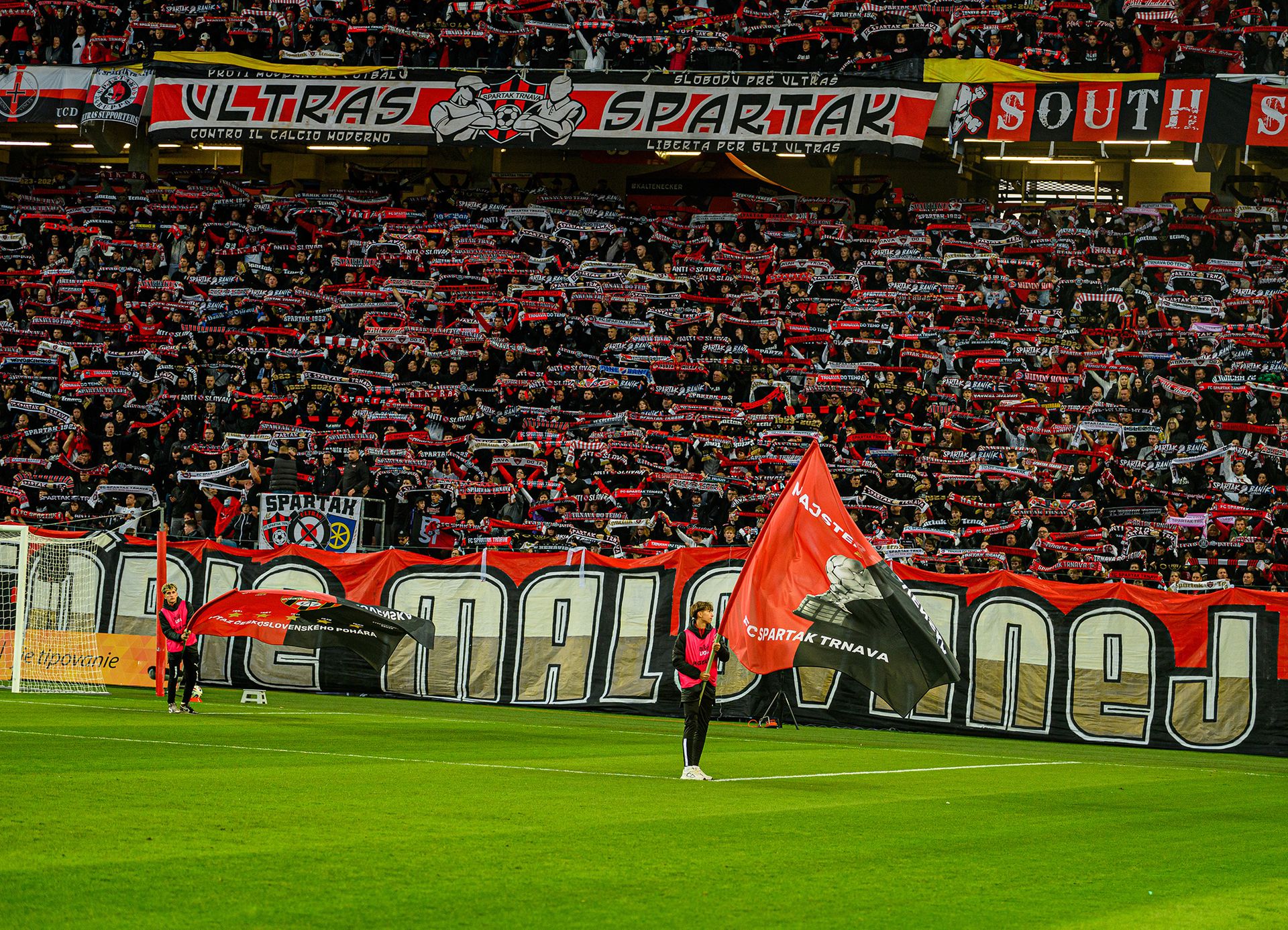 FC Spartak Trnava - ŠK Slovan Bratislava. Zdroj: SITA/AP