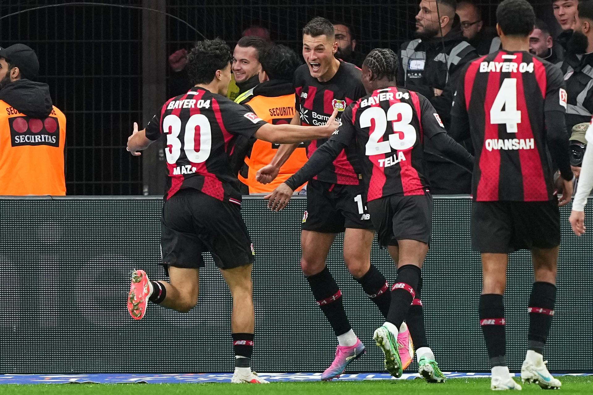 Leverkusen - Freiburg. Zdroj: SITA/AP