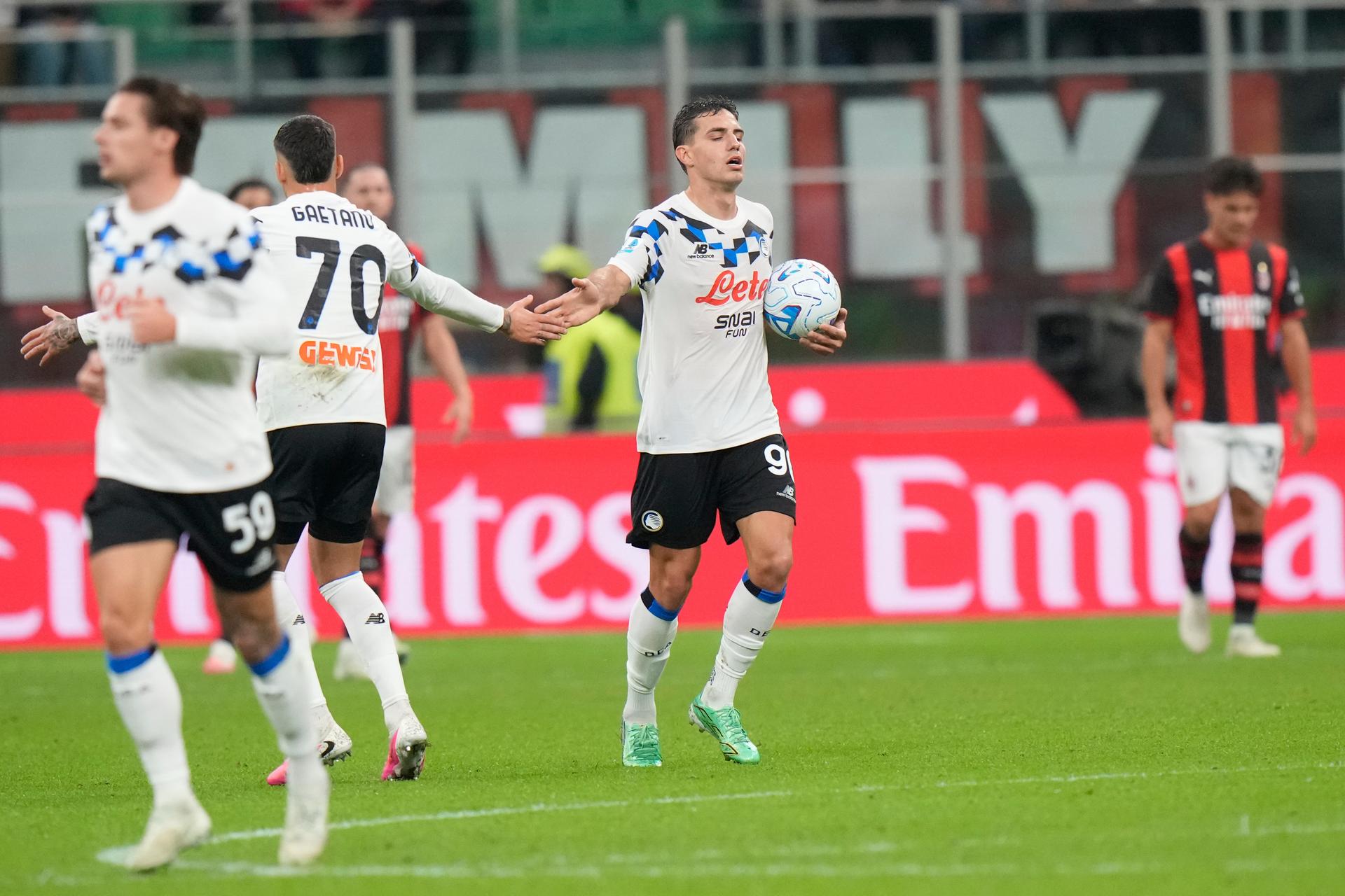 Nikola Krstovič skóroval proti AC Miláno. Zdroj: SITA/AP