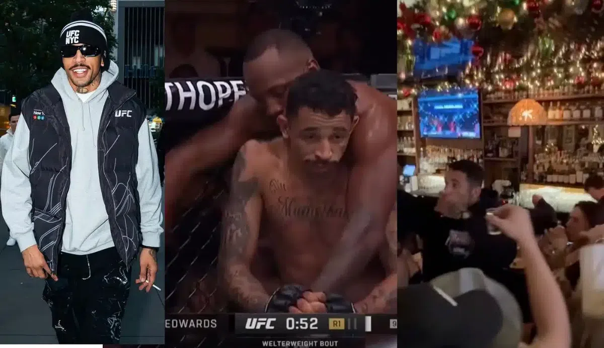 VIDEO Na UFC 322 knokautoval bývalého šampióna. Fajčí na tlačovke a takto bujaro oslavuje víťazstvo